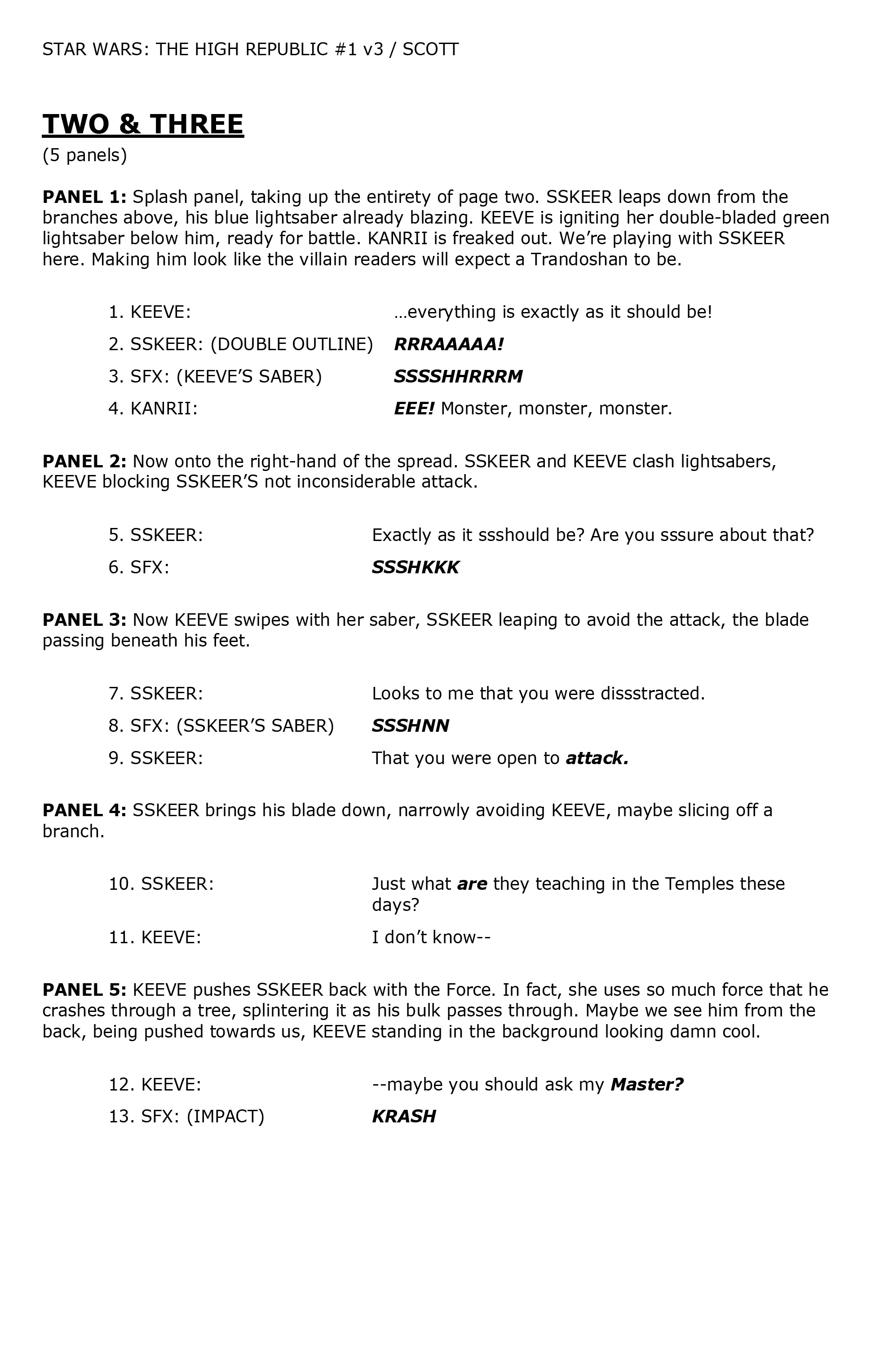 Star Wars: The High Republic Behind-The-Scenes Exclusive (2021): Chapter 1 - Page 6