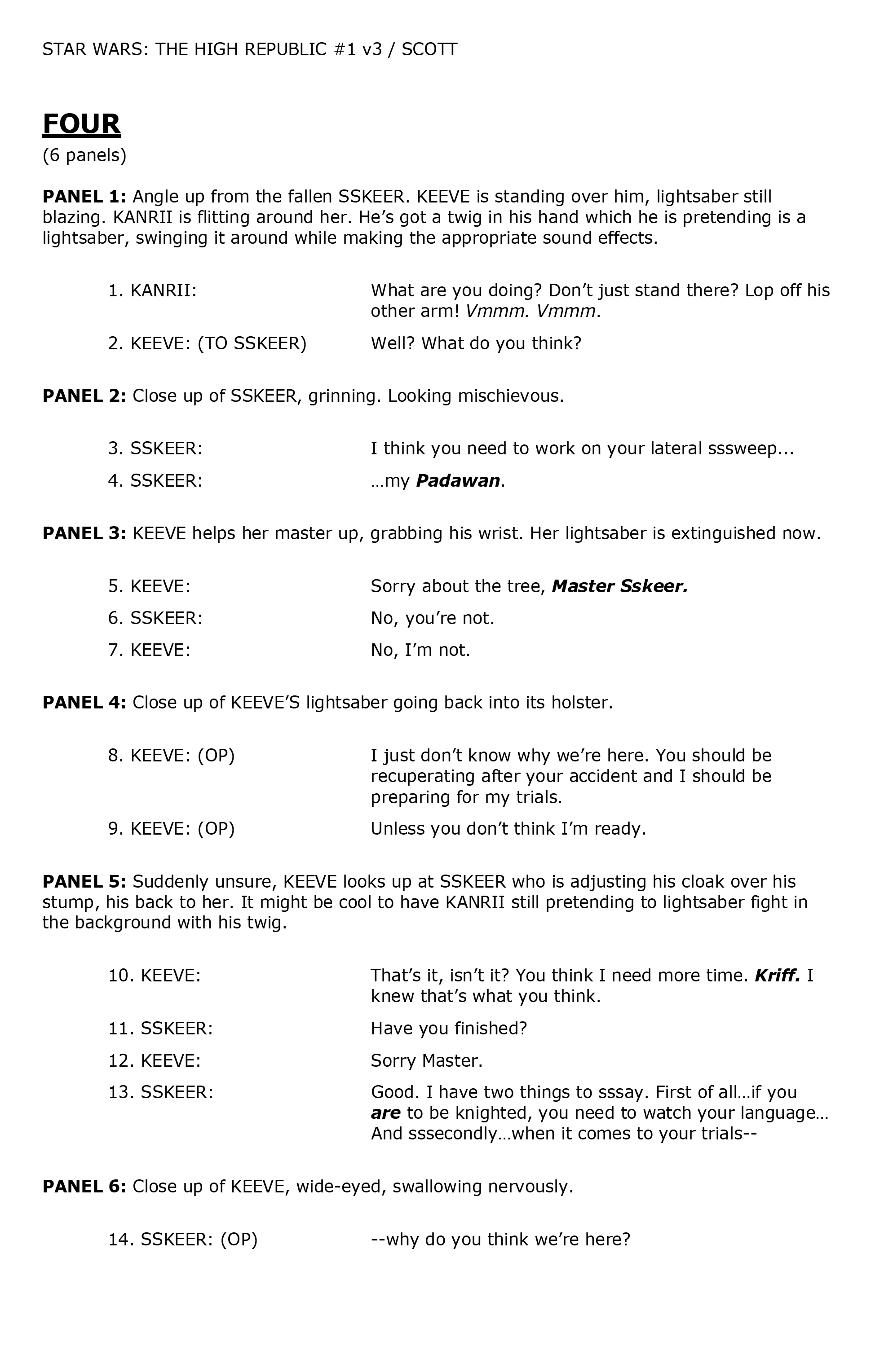 Star Wars: The High Republic Behind-The-Scenes Exclusive (2021): Chapter 1 - Page 8