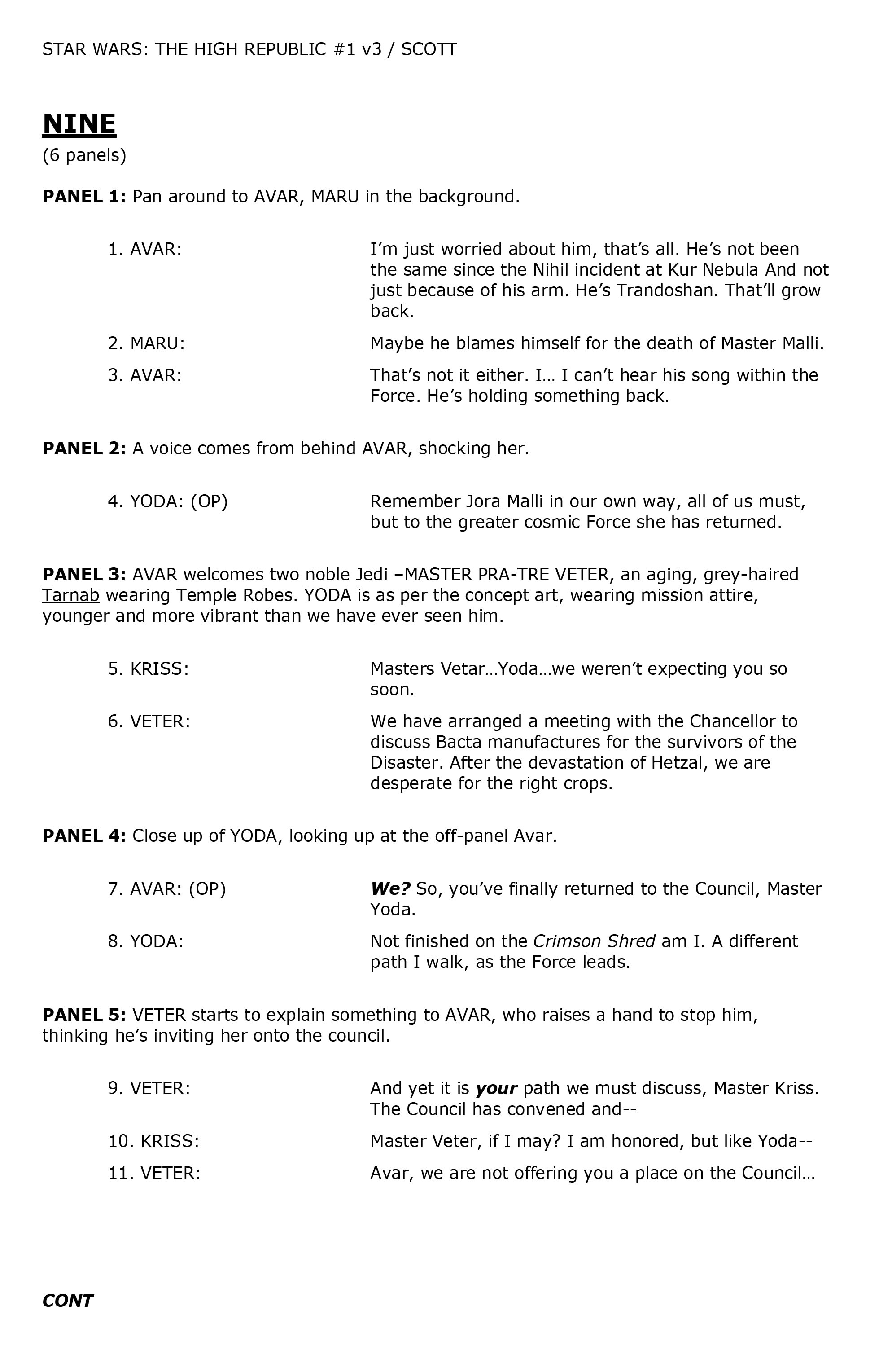 Star Wars: The High Republic Behind-The-Scenes Exclusive (2021): Chapter 1 - Page 19