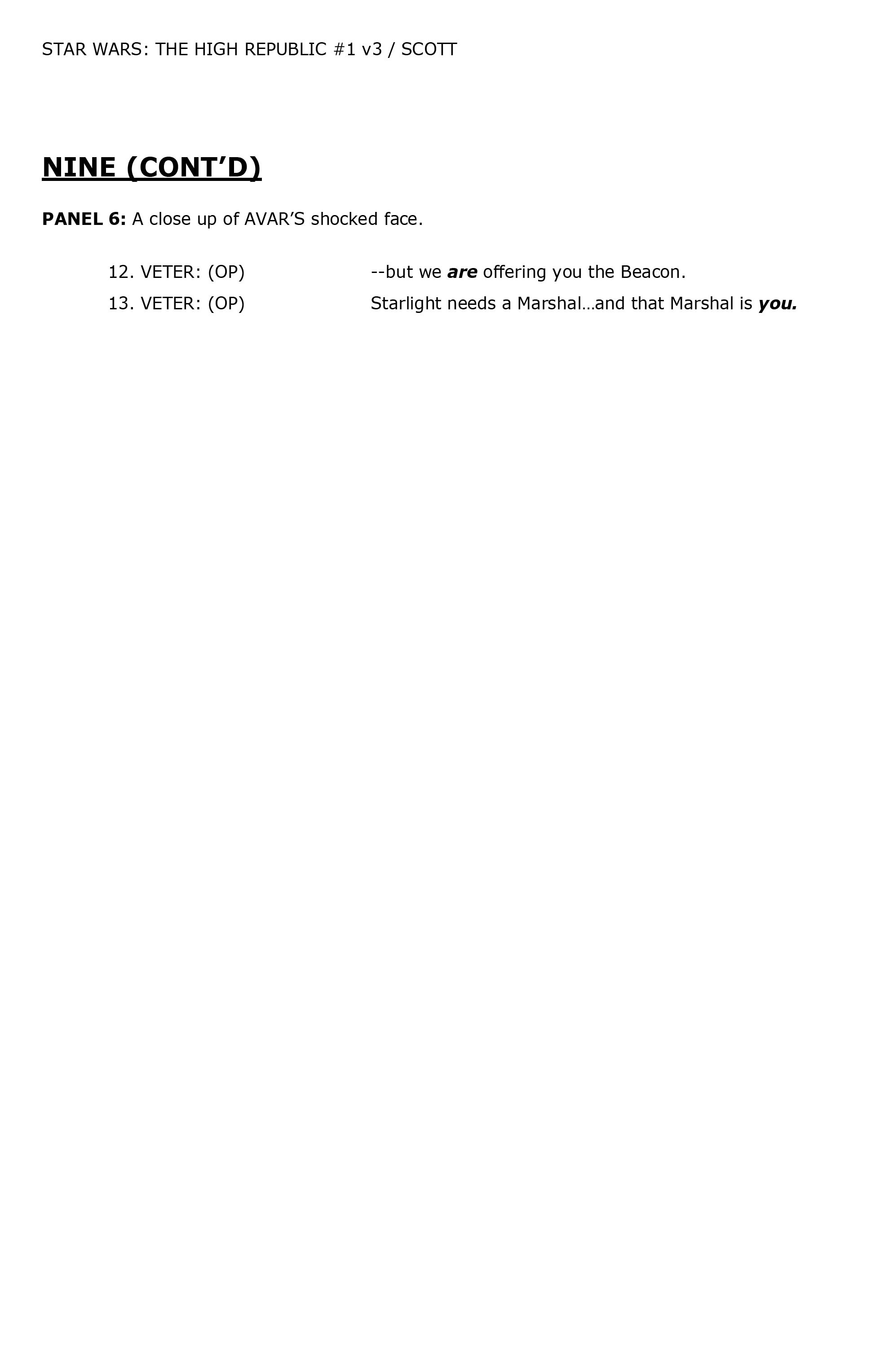 Star Wars: The High Republic Behind-The-Scenes Exclusive (2021): Chapter 1 - Page 20