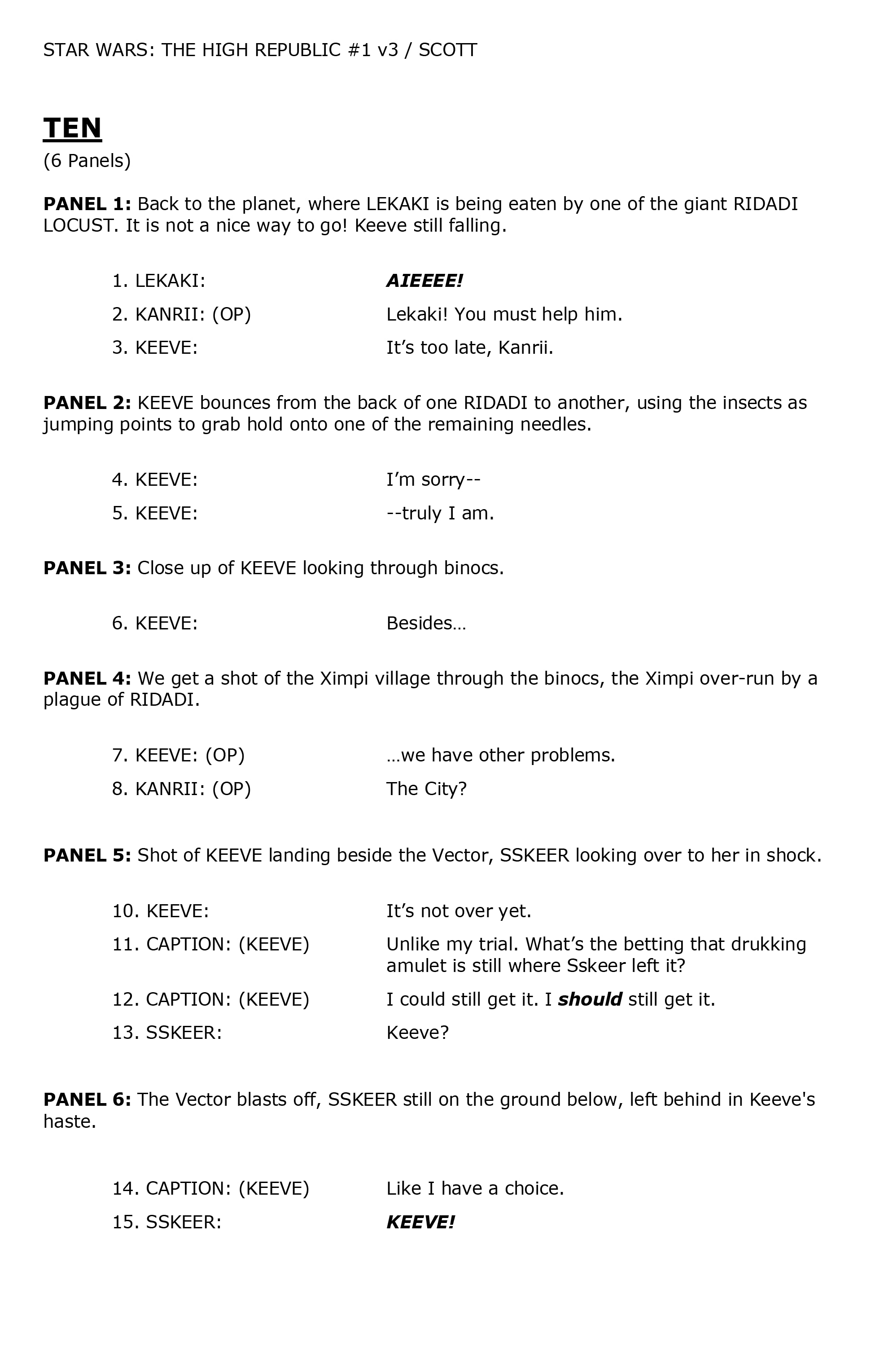 Star Wars: The High Republic Behind-The-Scenes Exclusive (2021): Chapter 1 - Page 22