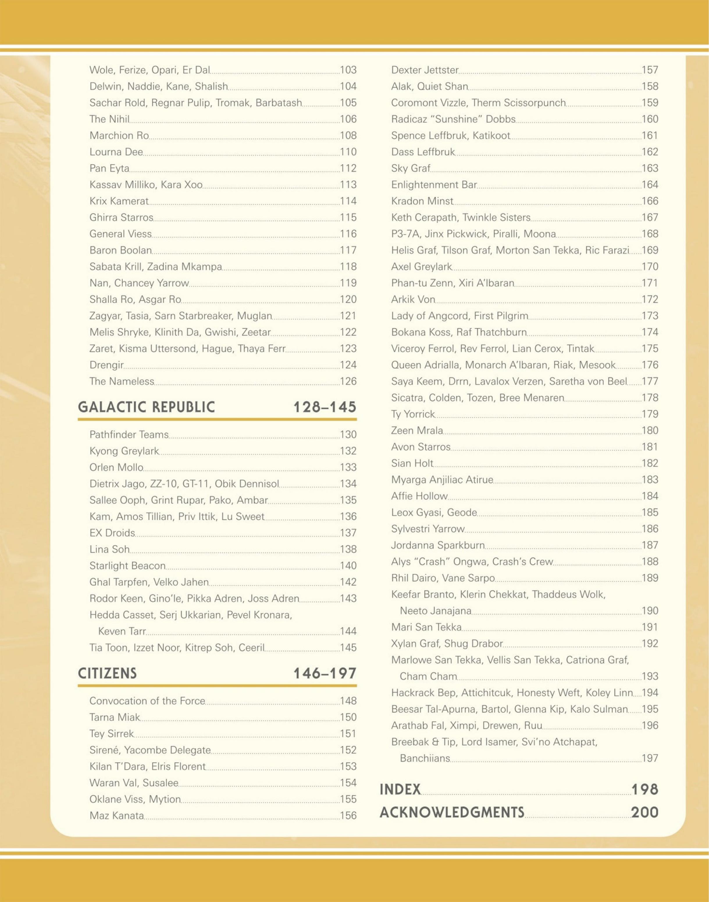 Star Wars: The High Republic Character Encyclopedia (2023): Chapter 1 - Page 5