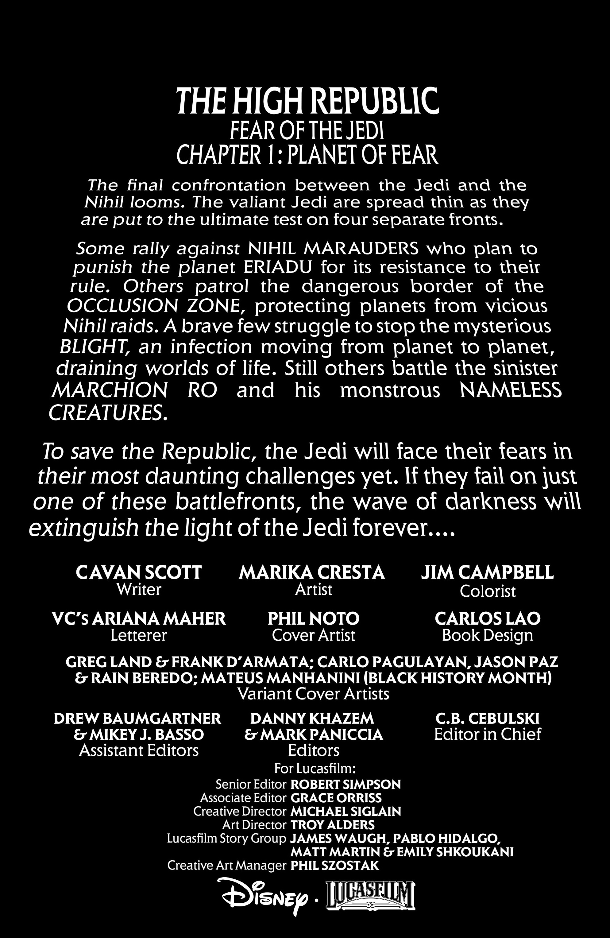 Star Wars: The High Republic - Fear of the Jedi (2025-): Chapter 1 - Page 3