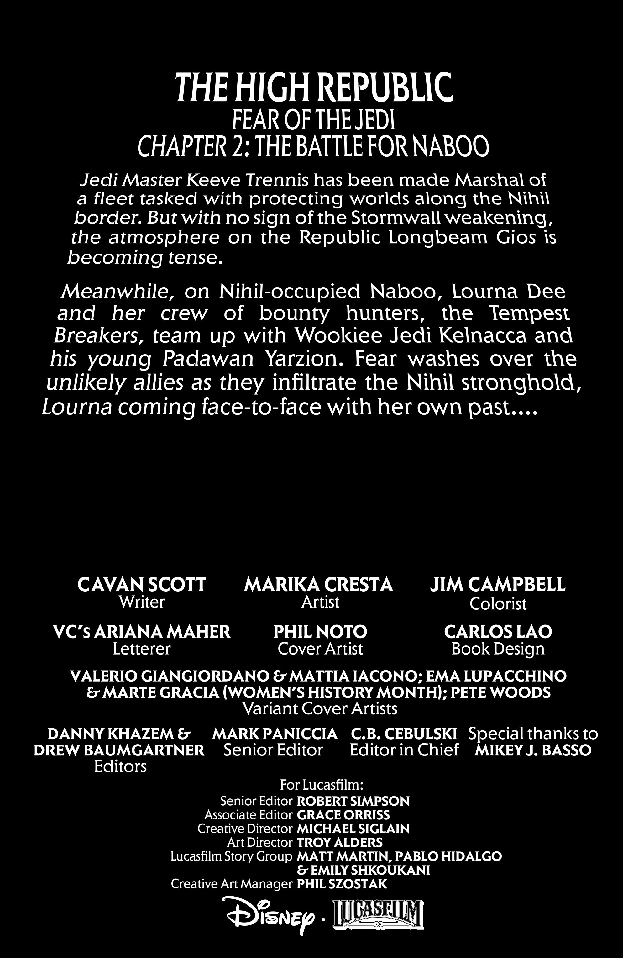 Star Wars: The High Republic - Fear of the Jedi (2025-): Chapter 2 - Page 3