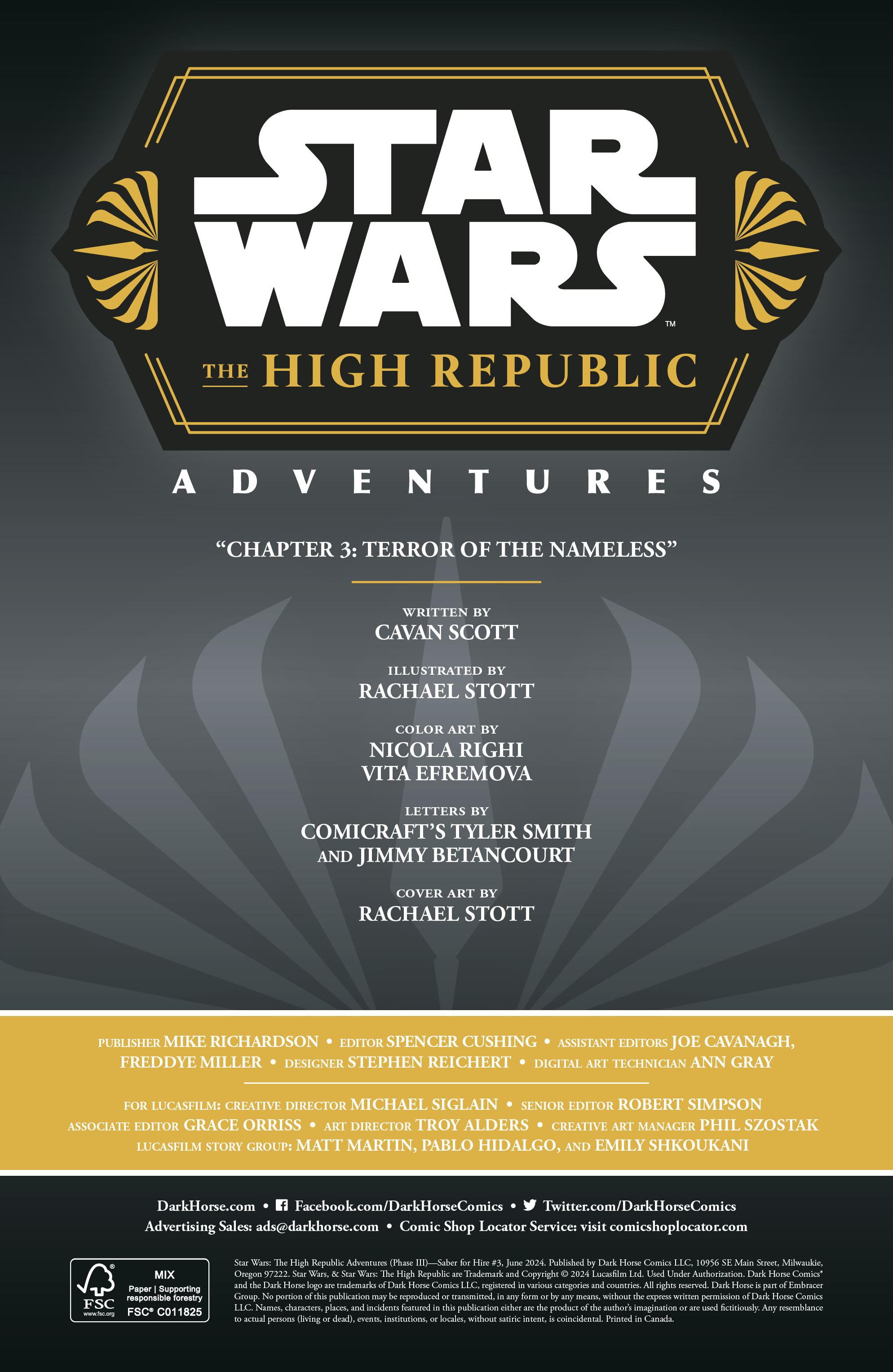 Star Wars: The High Republic - Saber for Hire (2024-): Chapter 3 - Page 2