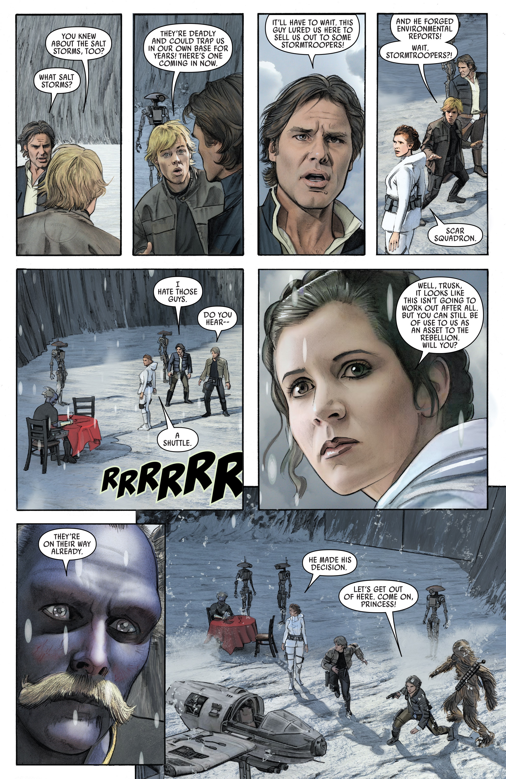 Star Wars: The Last Jedi - The Storms Of Crait (2017): Chapter 1 - Page 19
