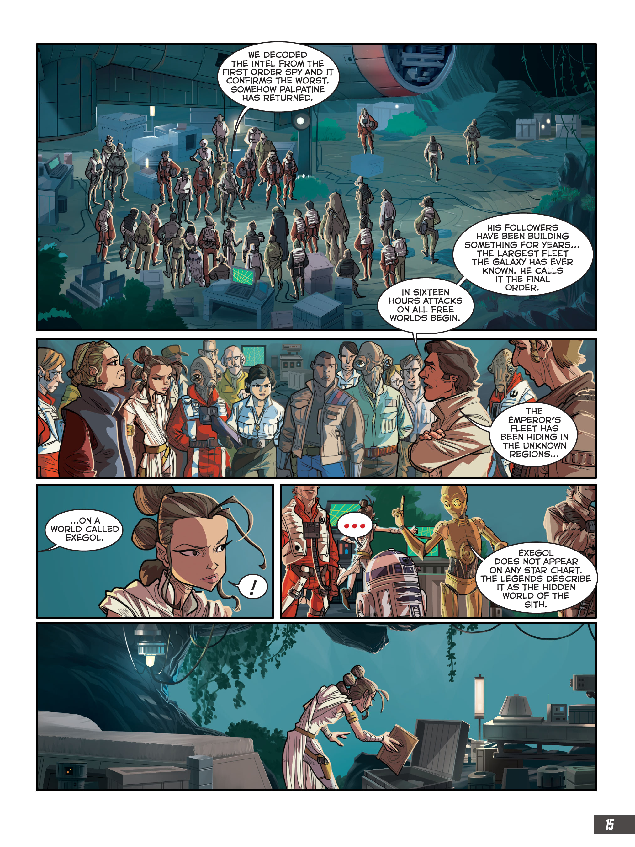 Star Wars: The Rise of Skywalker Graphic Novel Adaptation (2021): Chapter 1 - Page 17