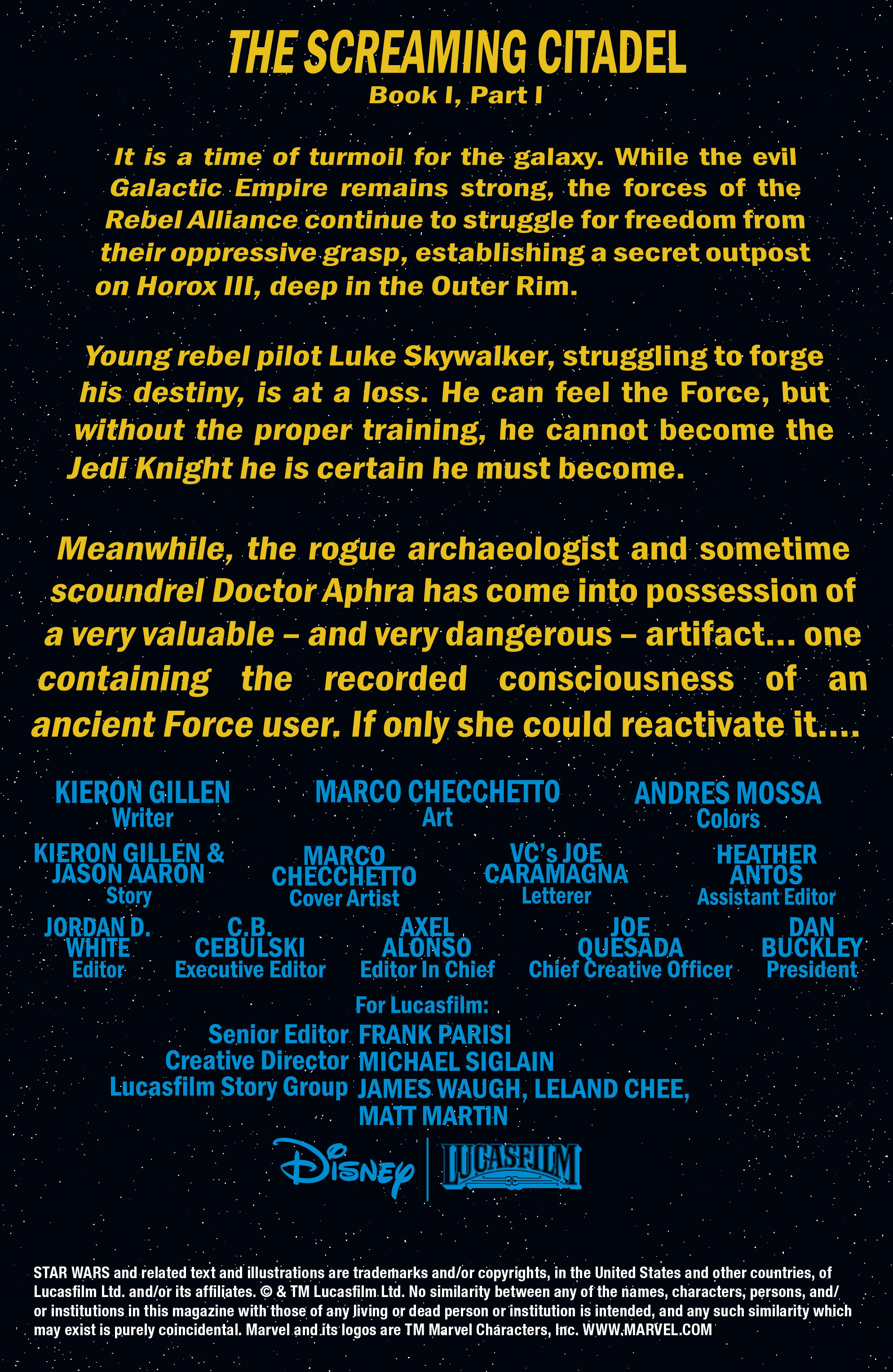 Star Wars: The Screaming Citadel (2017): Chapter 1 - Page 2