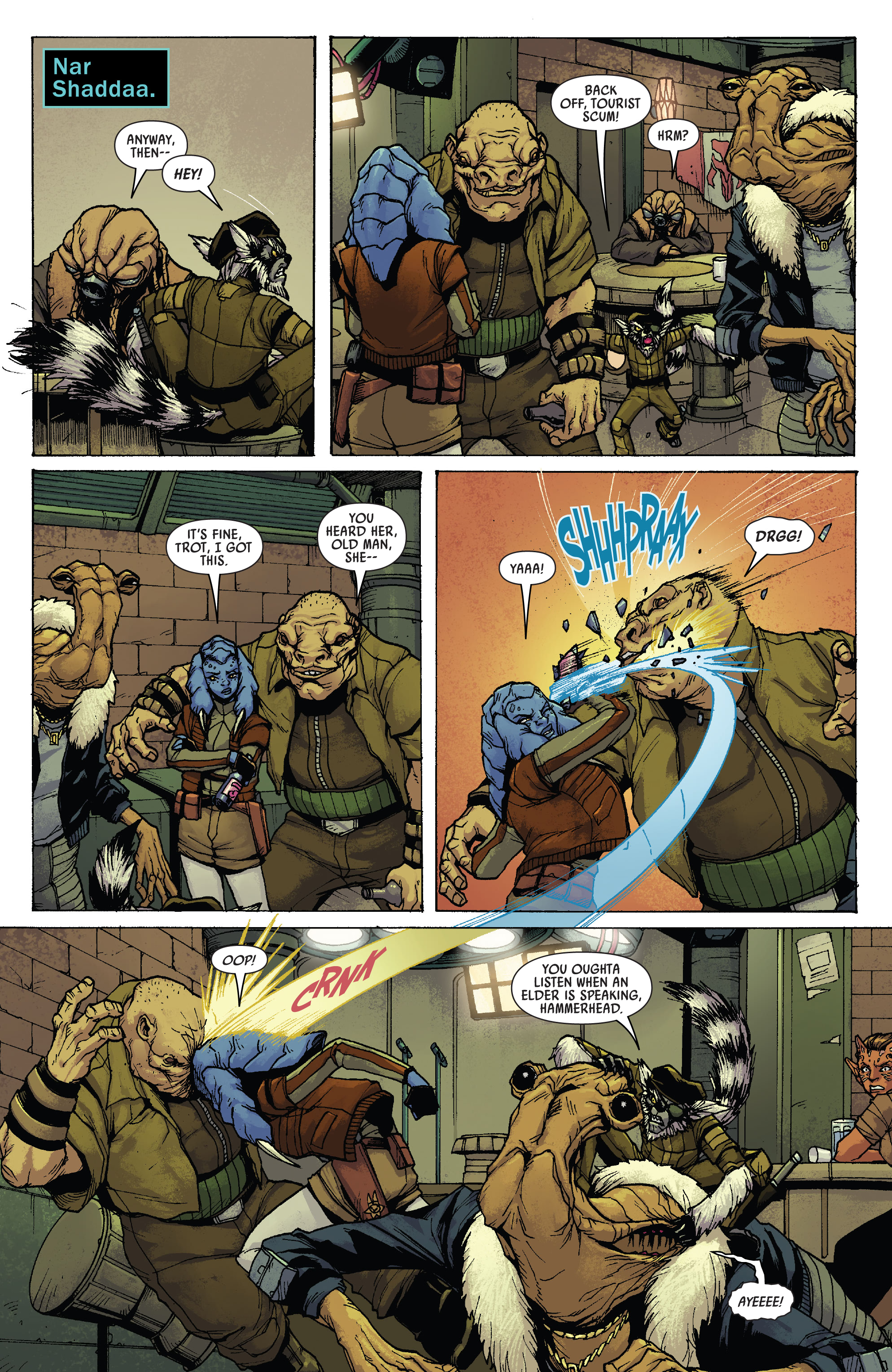 Star Wars: War Of The Bounty Hunters - 4-Lom & Zuckuss (2021): Chapter 1 - Page 9