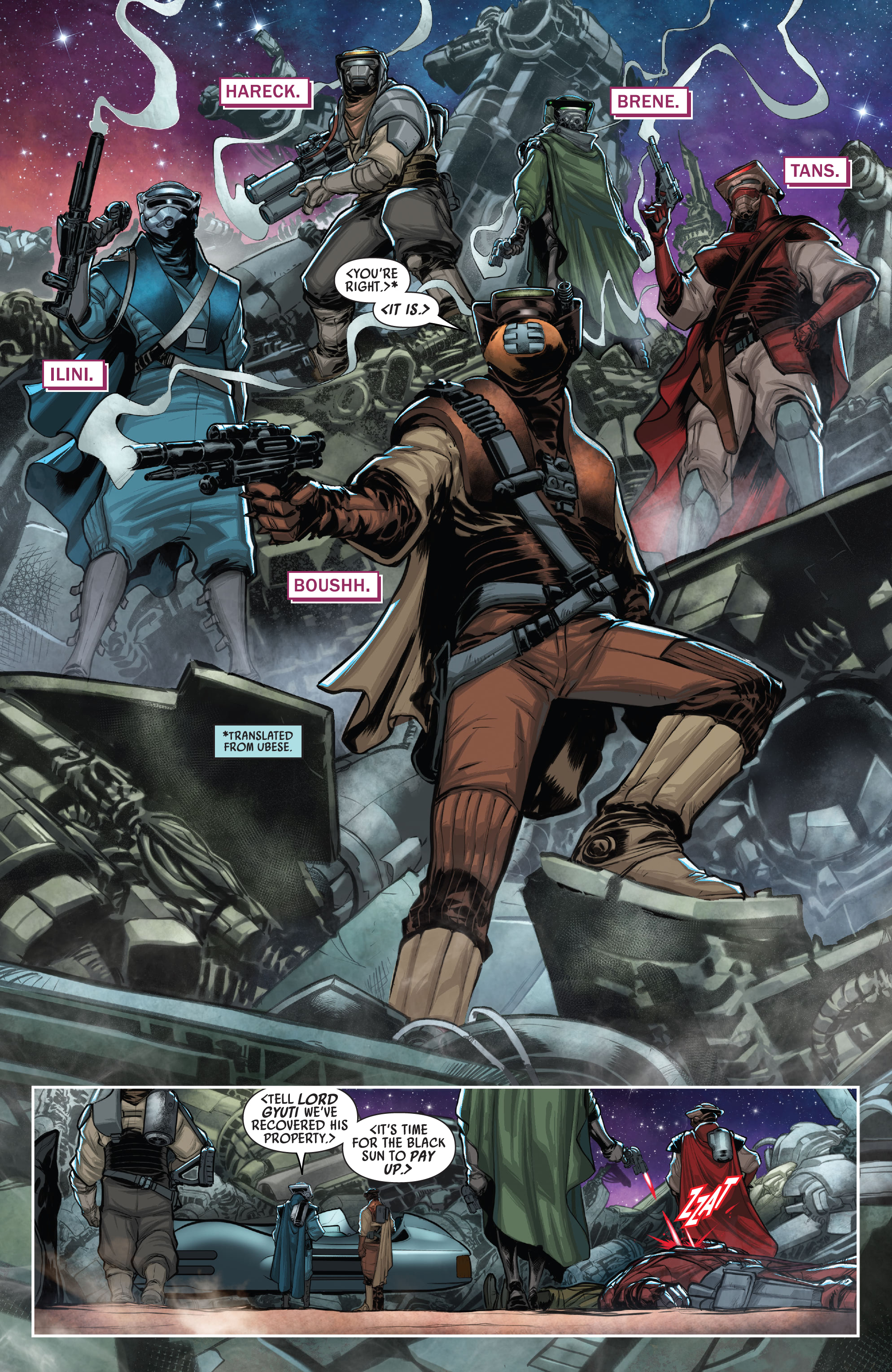Star Wars: War of the Bounty Hunters - Boushh (2021): Chapter 1 - Page 4