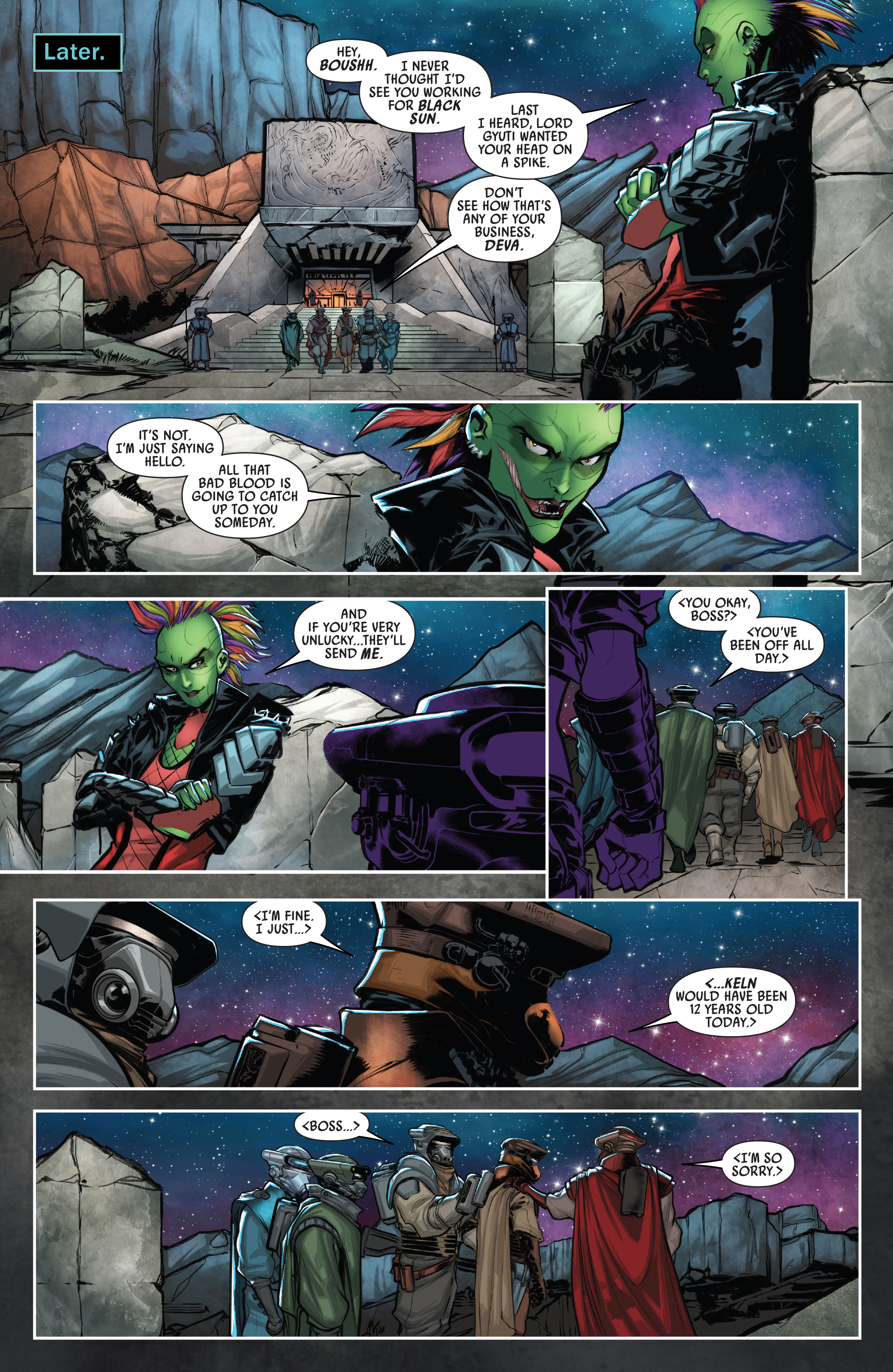 Star Wars: War of the Bounty Hunters - Boushh (2021): Chapter 1 - Page 5