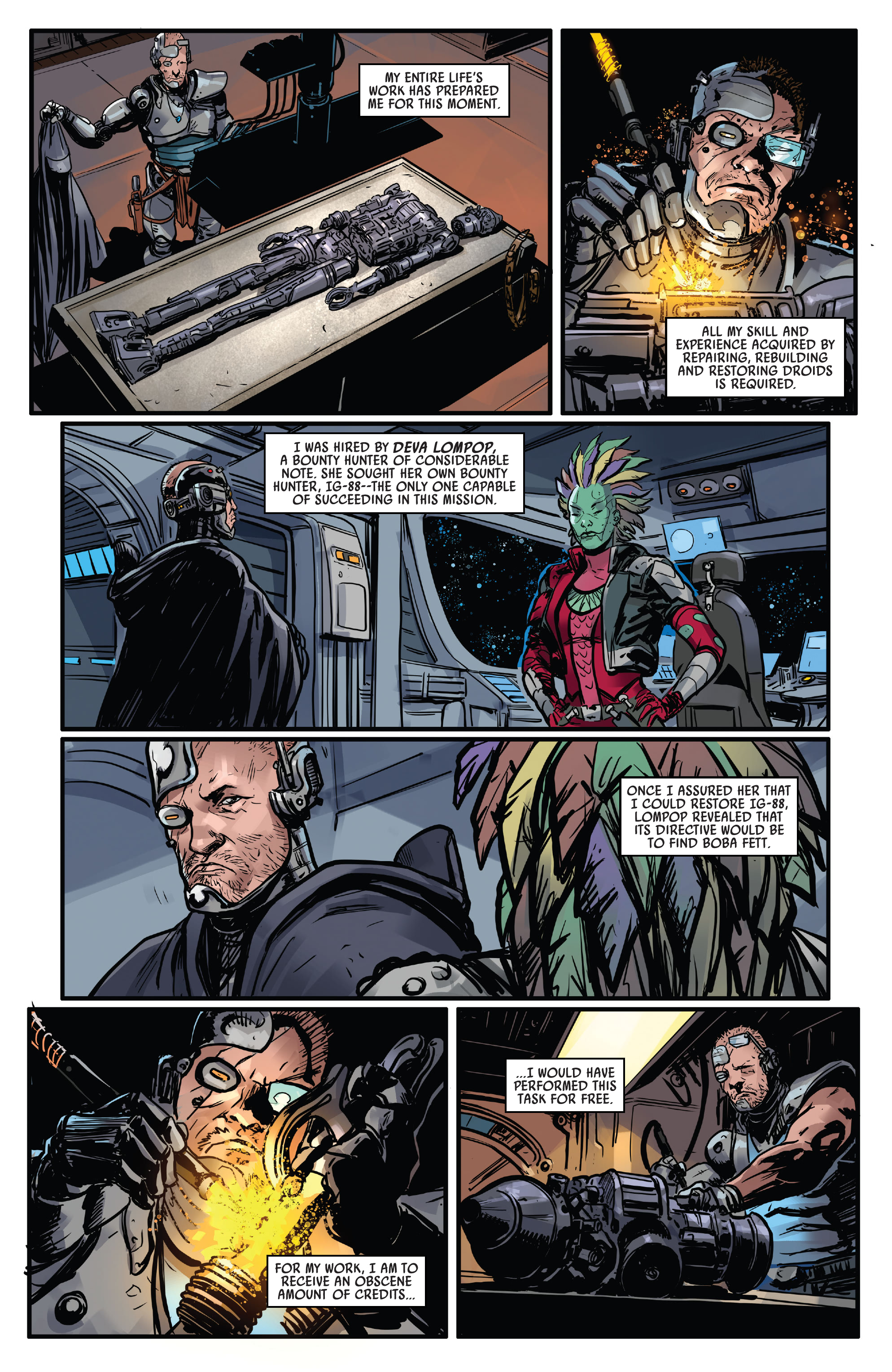 Star Wars: War of the Bounty Hunters - IG-88 (2021): Chapter 1 - Page 9
