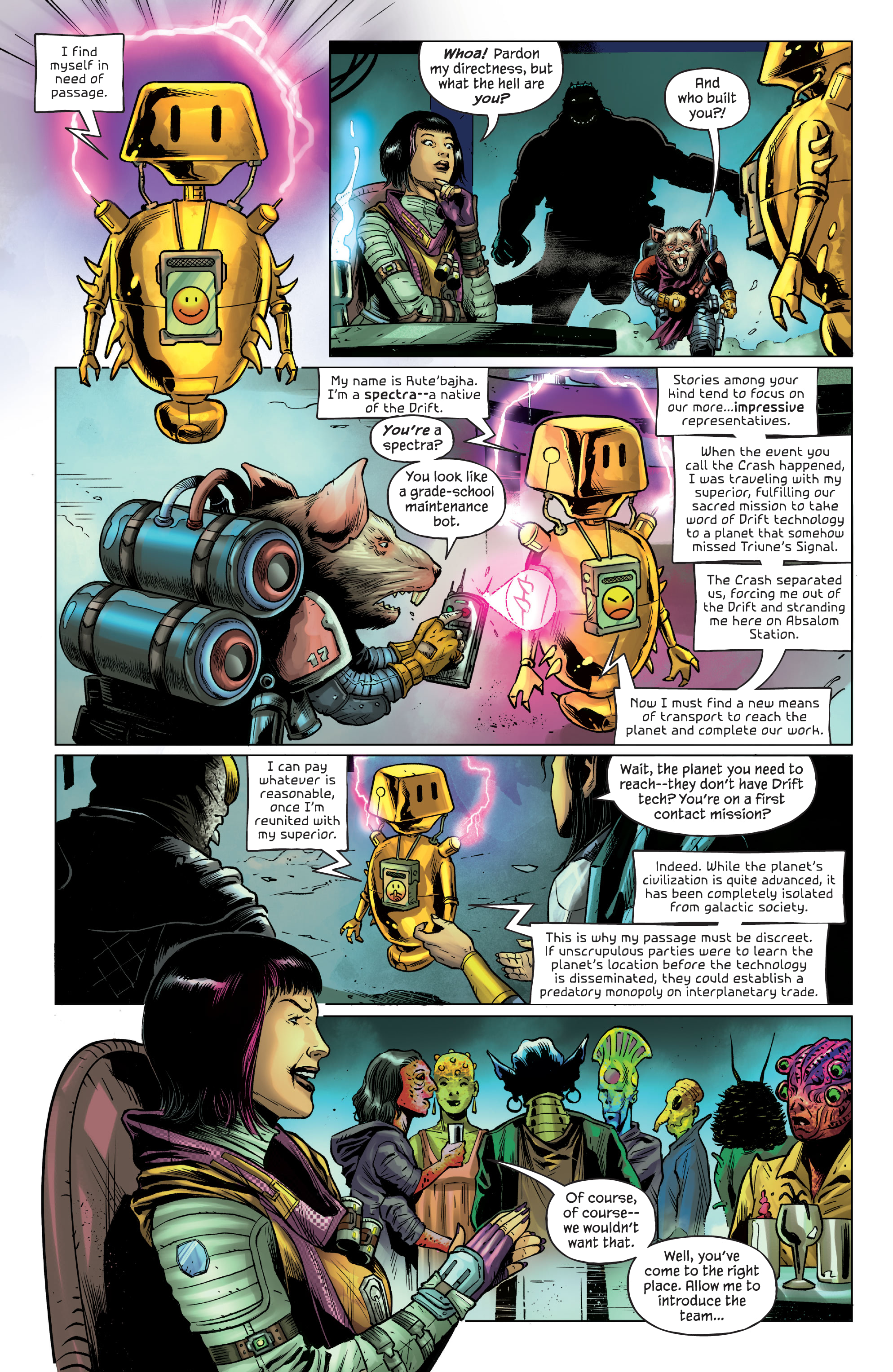 Starfinder: Angels of the Drift (2023-): Chapter 1 - Page 8