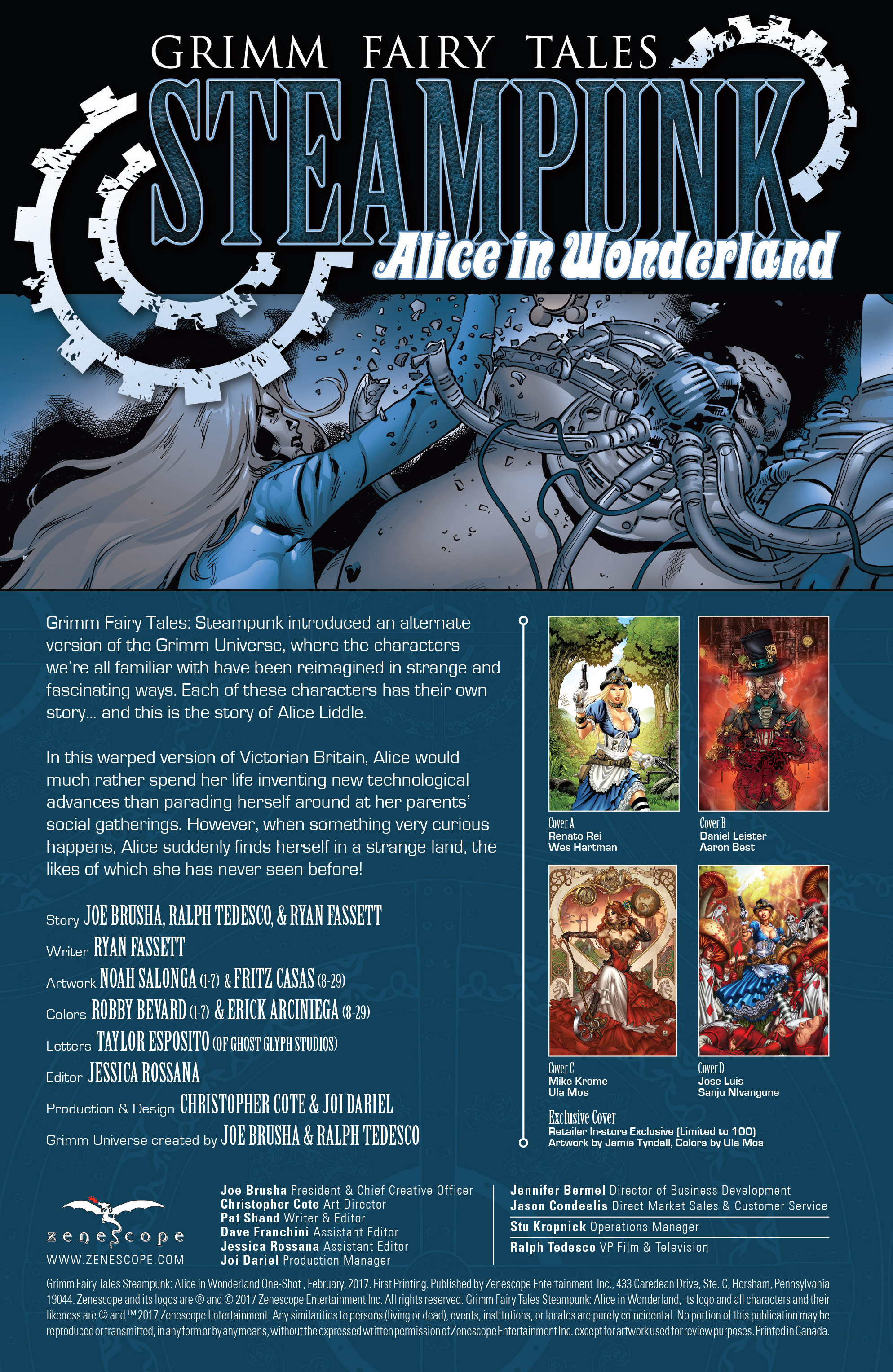 Steampunk: Alice in Wonderland (2017): Chapter 1 - Page 2