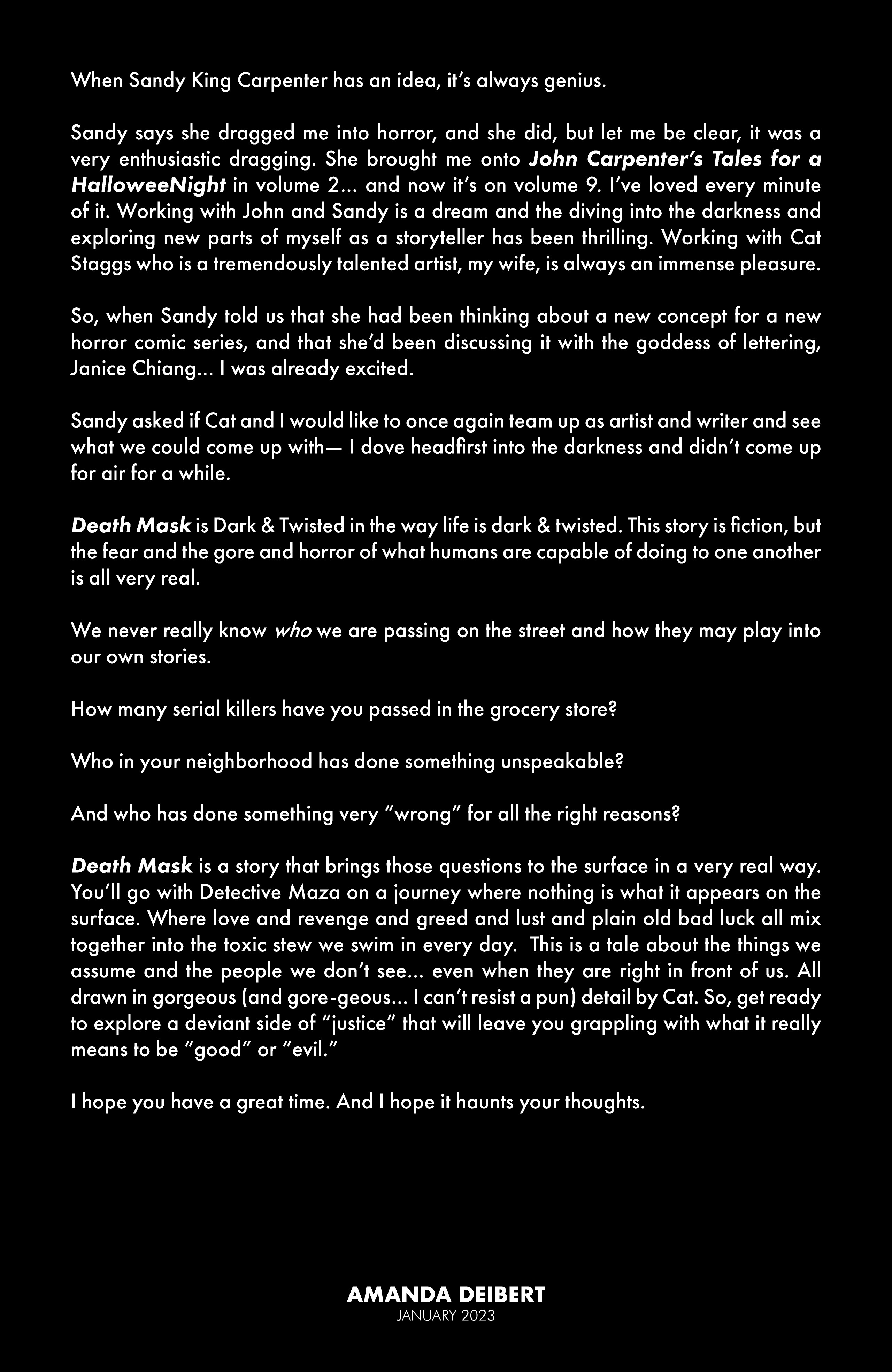 Storm King Comics Dark & Twisted: Death Mask (2023): Chapter TP - Page 5