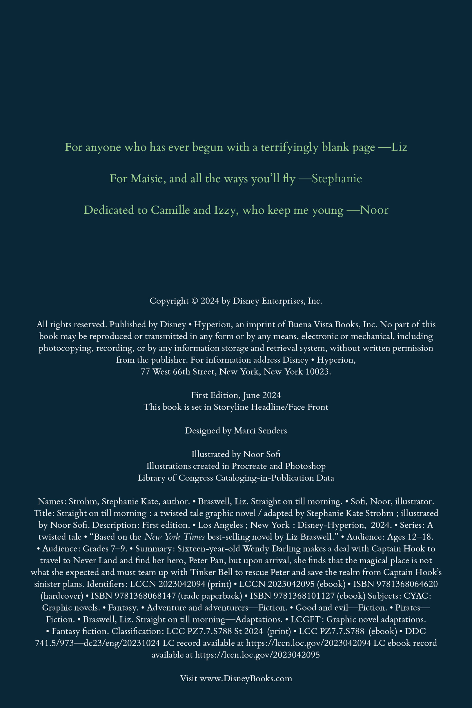 Straight On Till Morning: A Twisted Tale Graphic Novel (2024): Chapter 1 - Page 2
