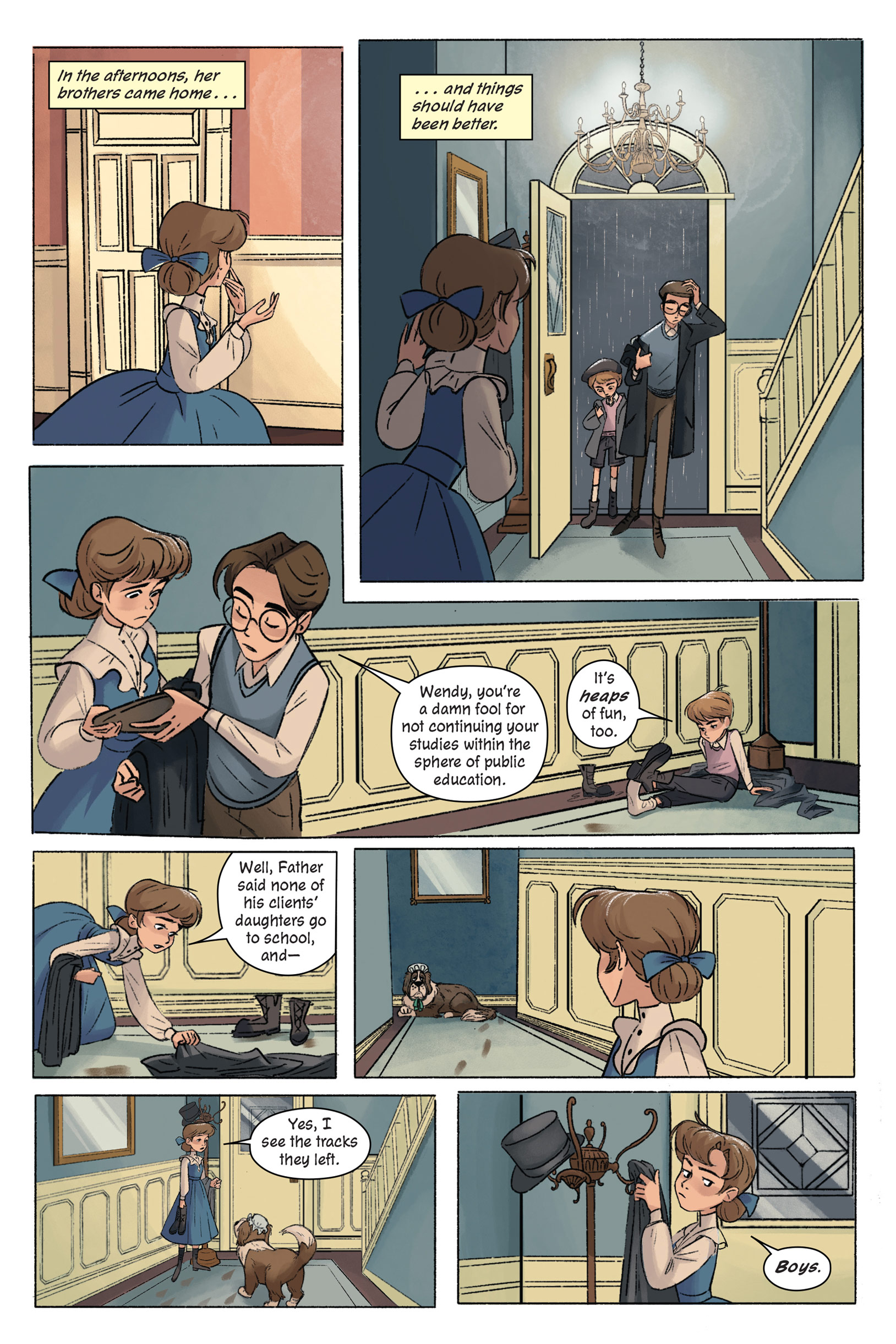 Straight On Till Morning: A Twisted Tale Graphic Novel (2024): Chapter 1 - Page 9