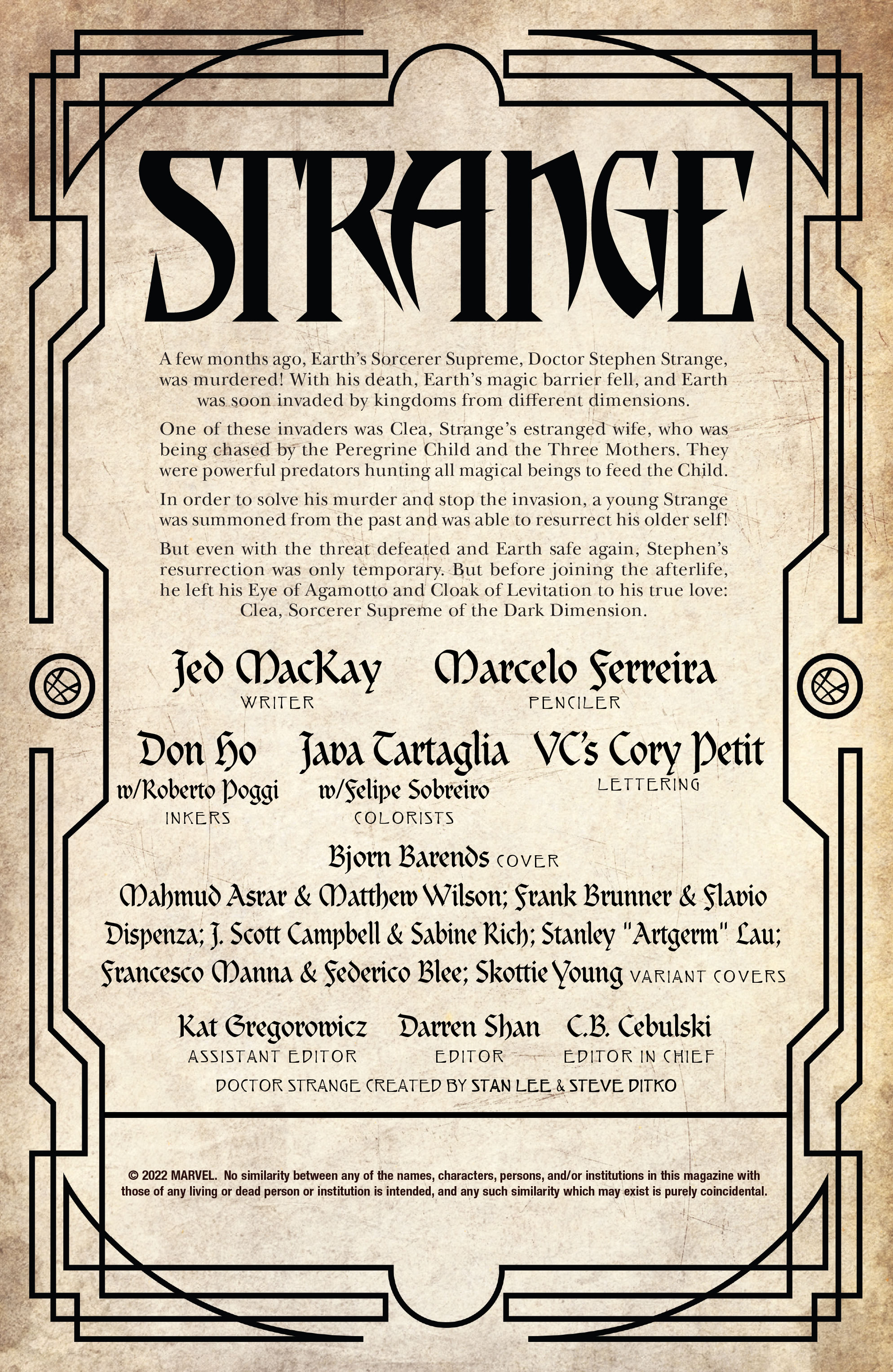 Strange (2022-): Chapter 1 - Page 2