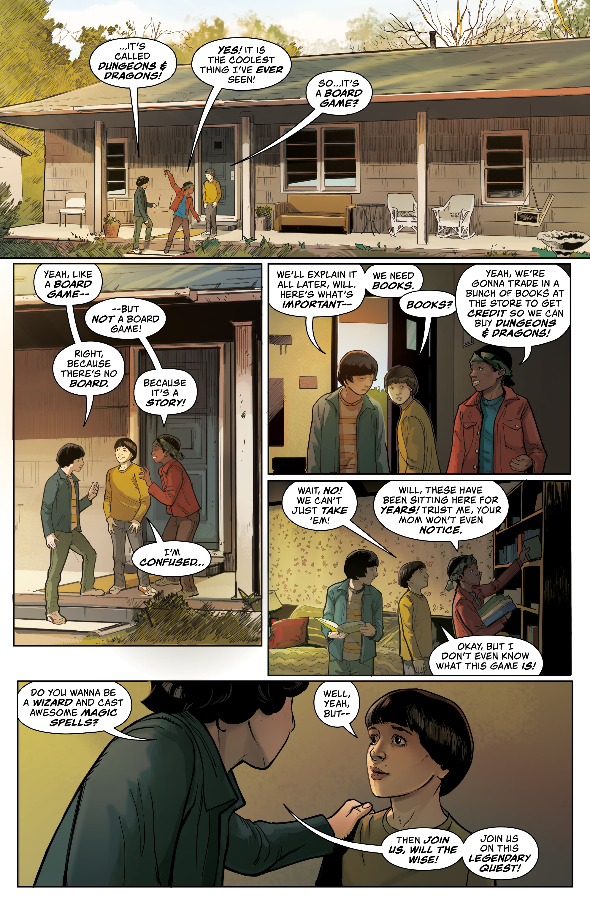 Stranger Things and Dungeons & Dragons (2020-): Chapter 1 - Page 7