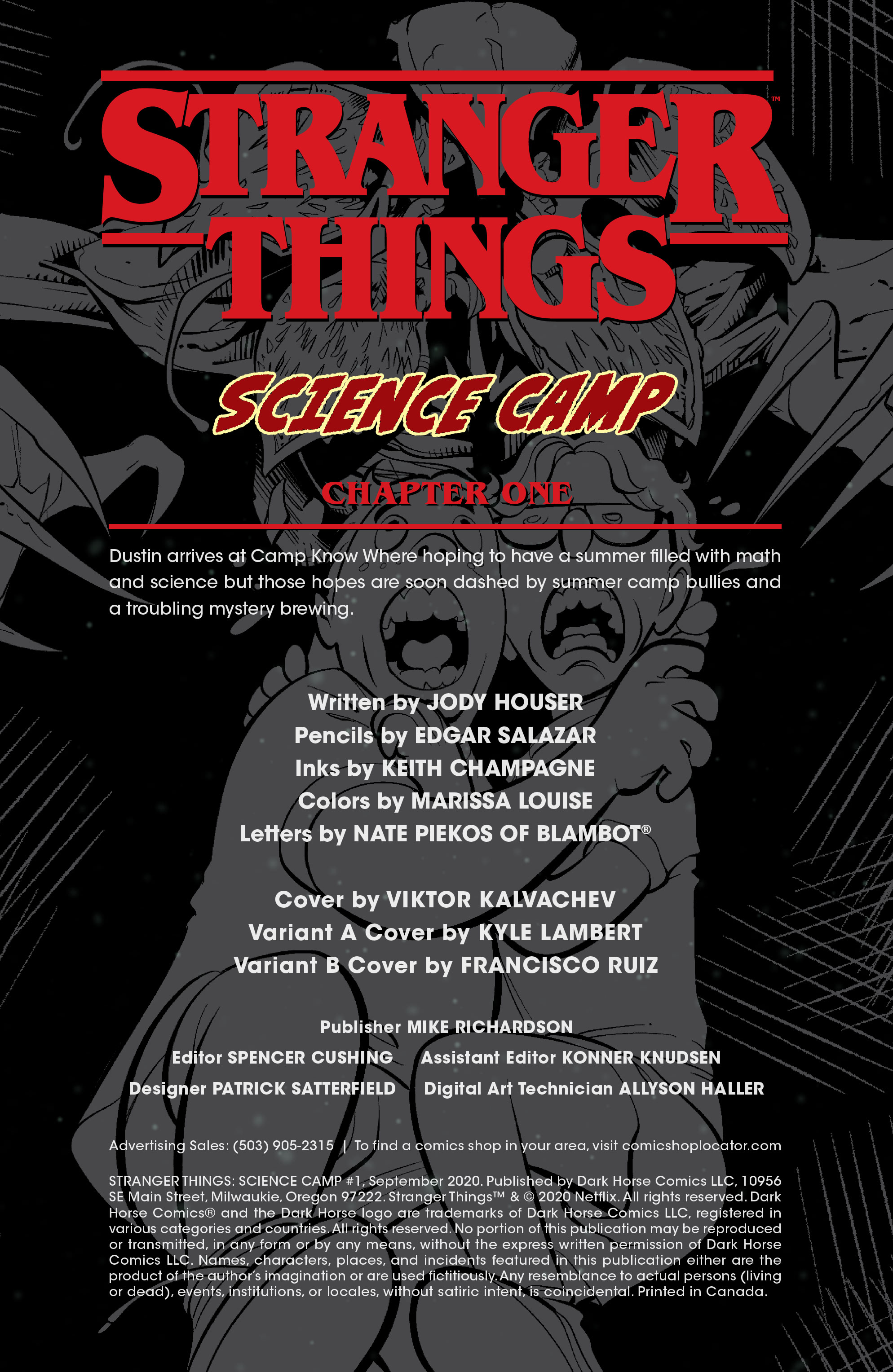 Stranger Things: Science Camp (2020): Chapter 1 - Page 2