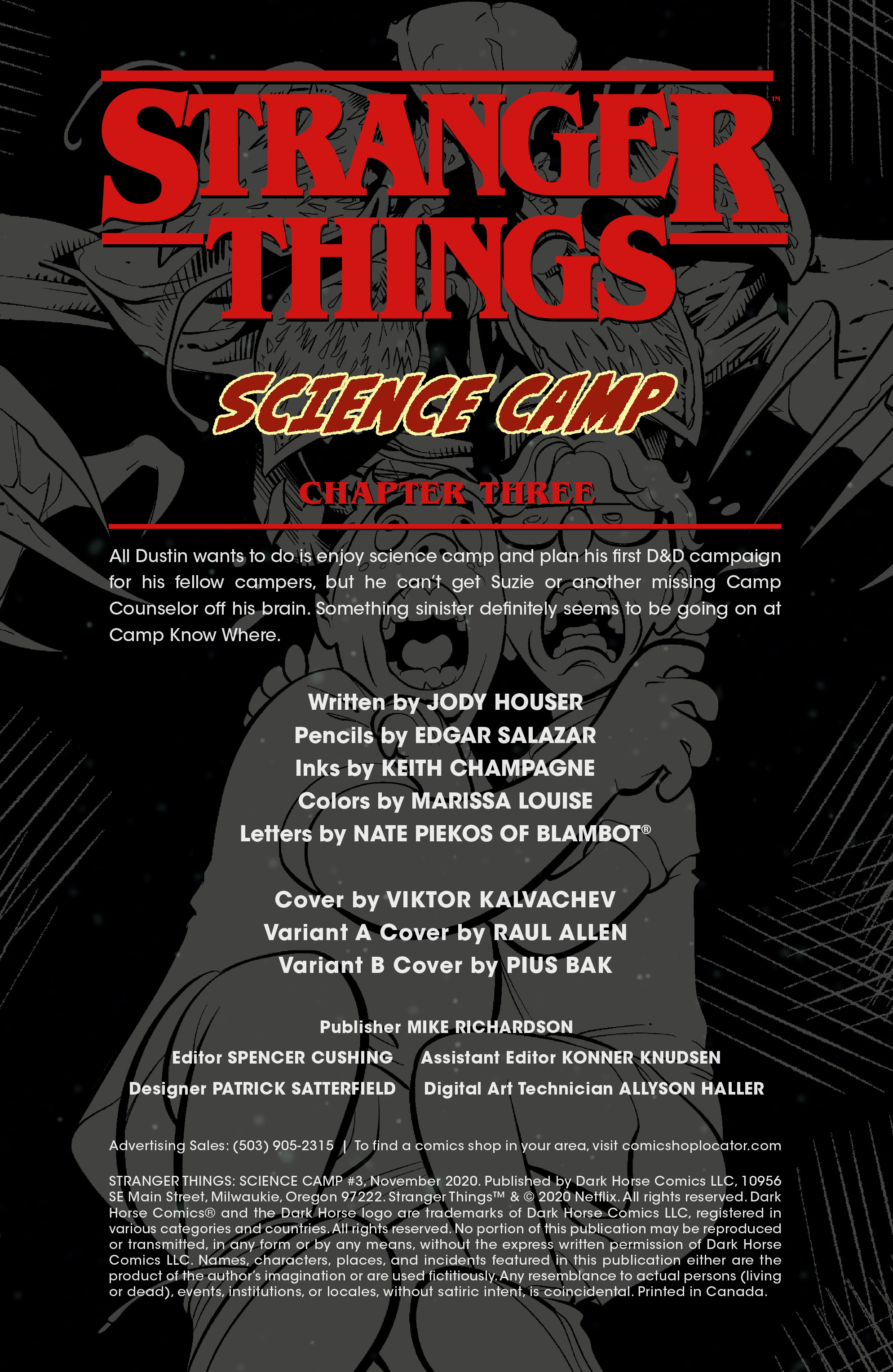 Stranger Things: Science Camp (2020): Chapter 3 - Page 2