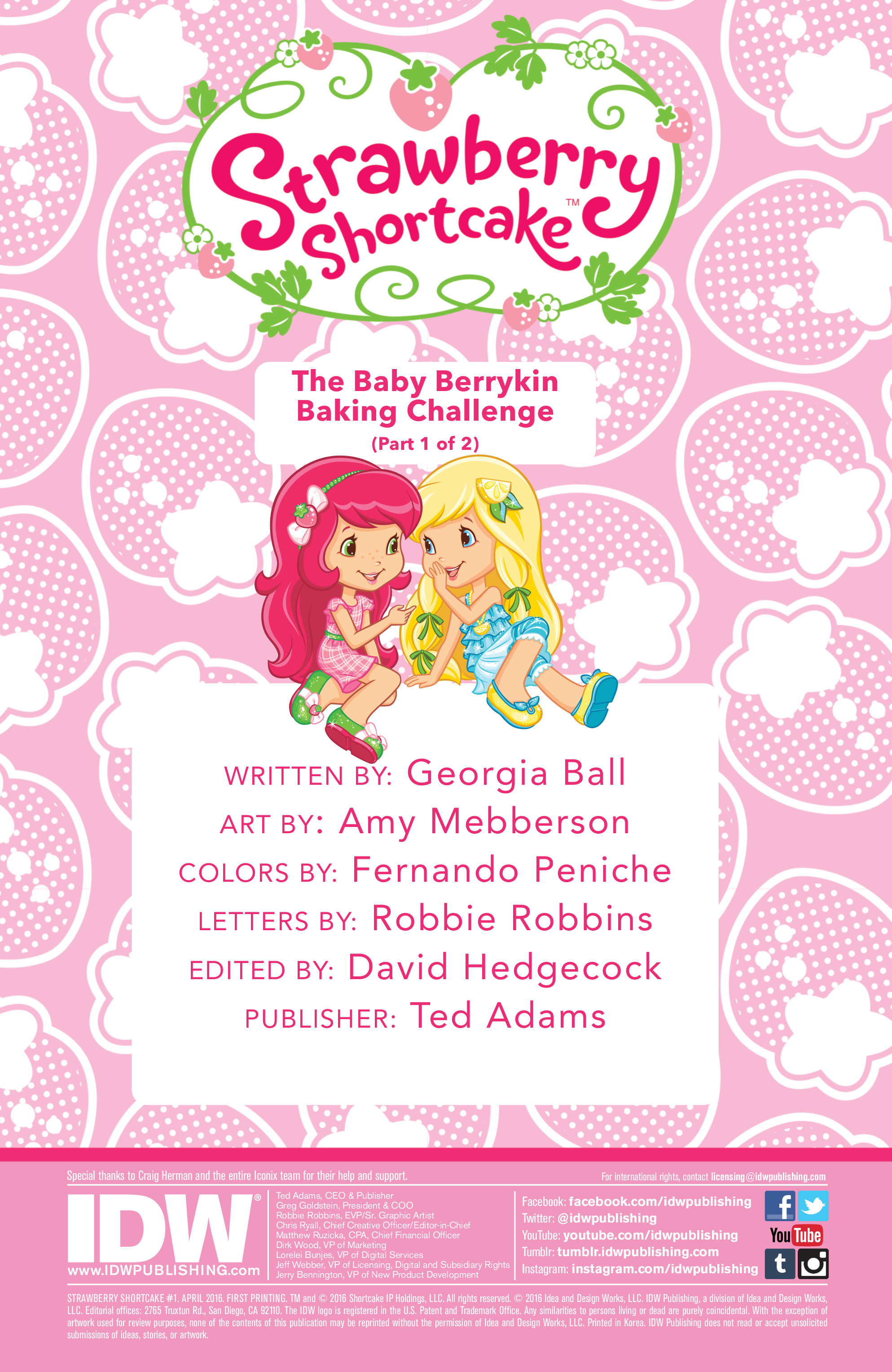 Strawberry Shortcake (2016-): Chapter 1 - Page 2