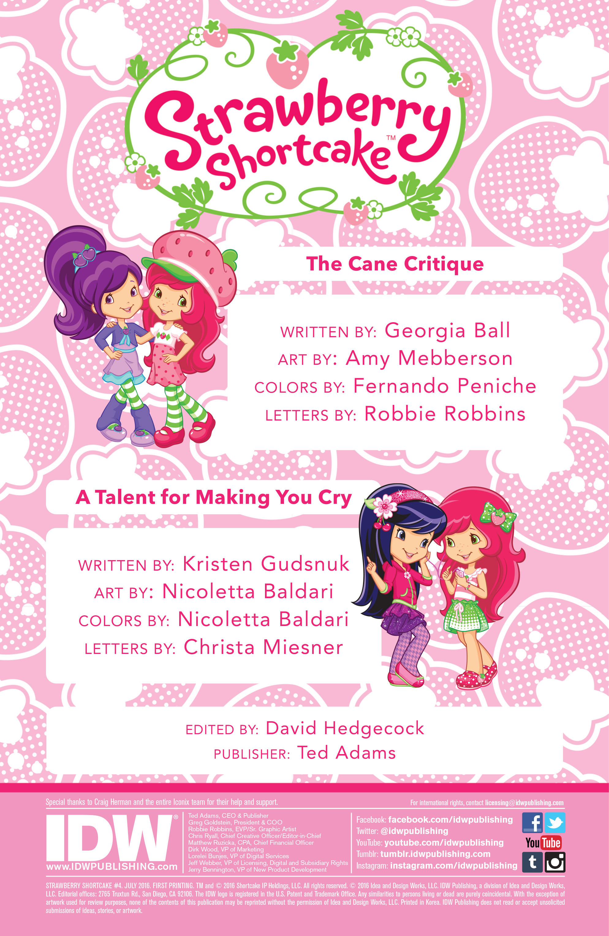 Strawberry Shortcake (2016-): Chapter 4 - Page 2