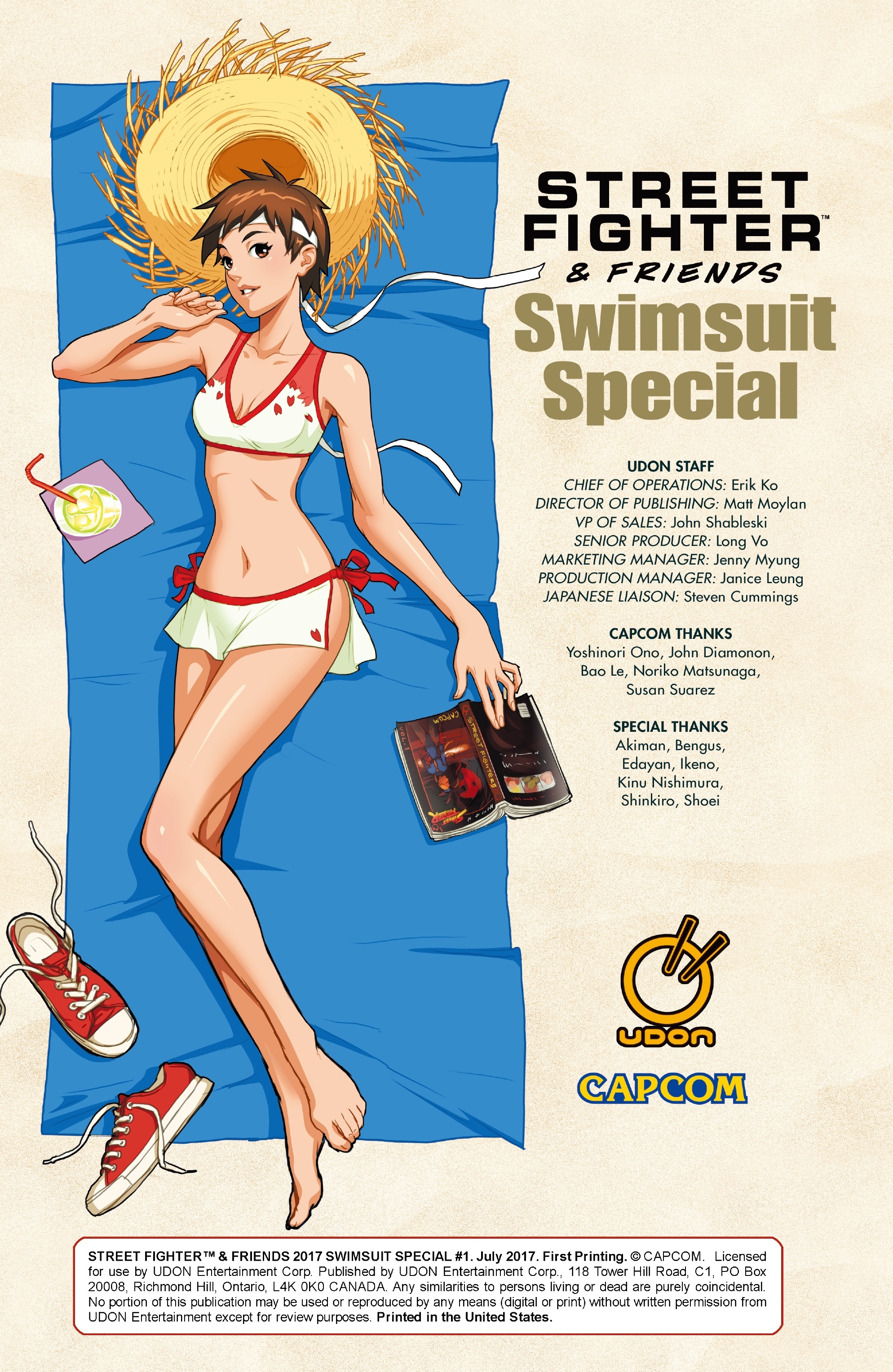 Street Fighter & Friends: Swimsuit Special 2017: Chapter 1 - Page 2