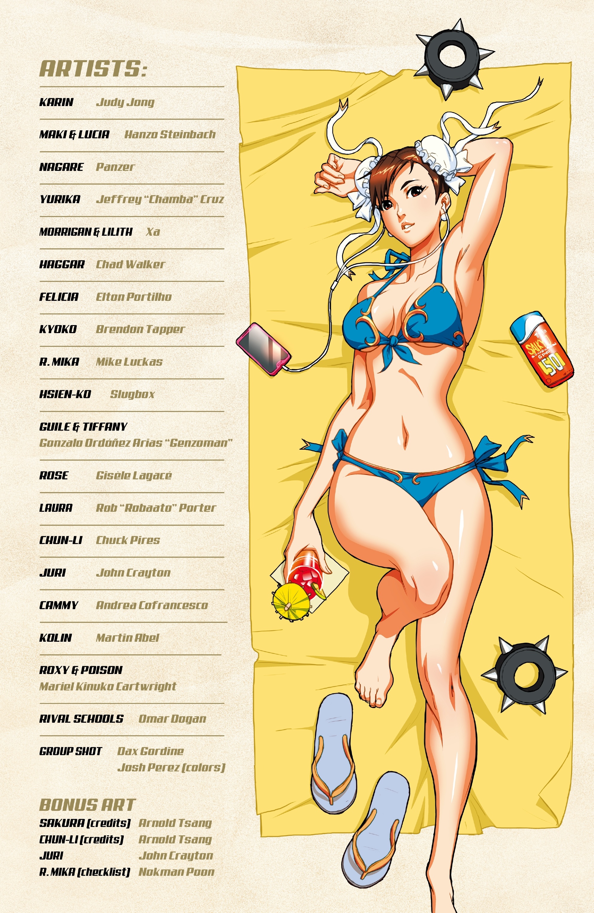 Street Fighter & Friends: Swimsuit Special 2017: Chapter 1 - Page 3