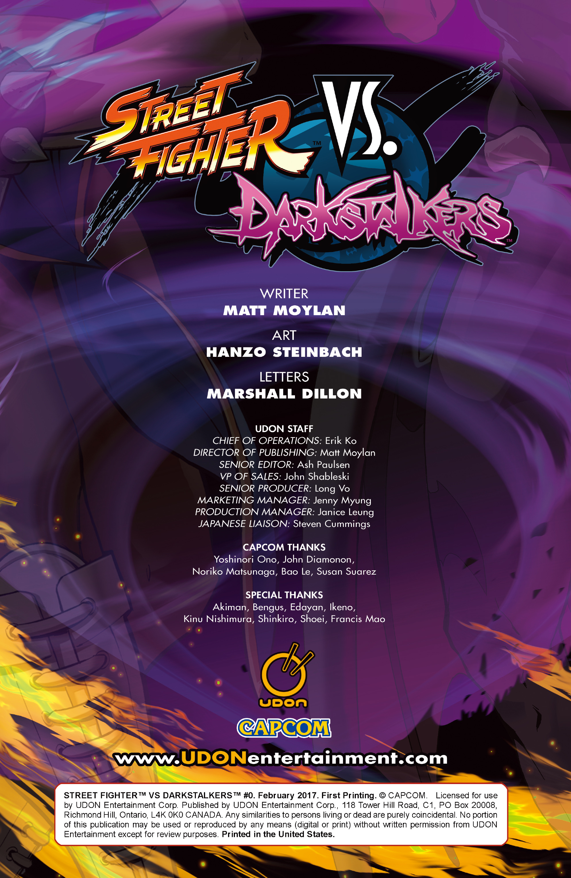 Street Fighter VS Darkstalkers (2017): Chapter 0 - Page 2