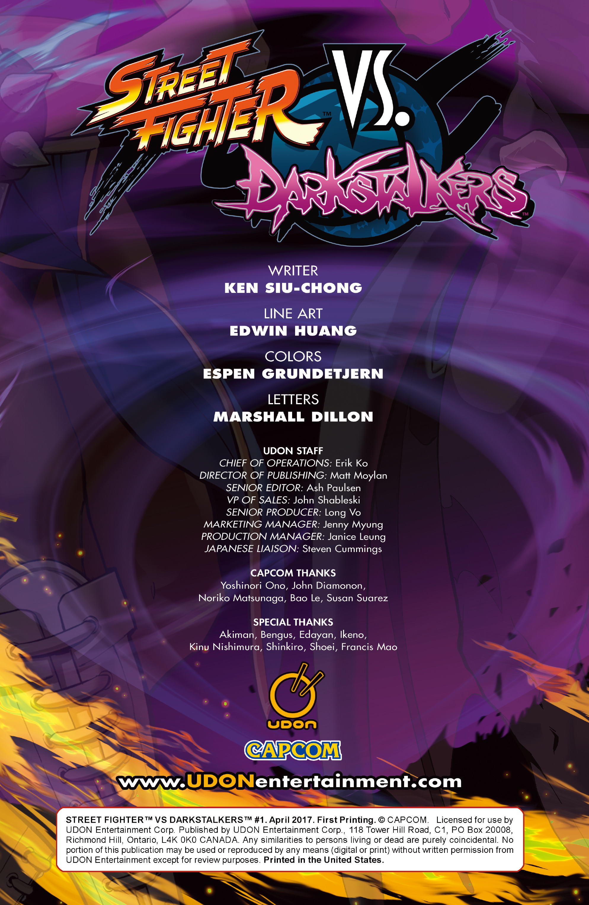 Street Fighter VS Darkstalkers (2017): Chapter 1 - Page 2