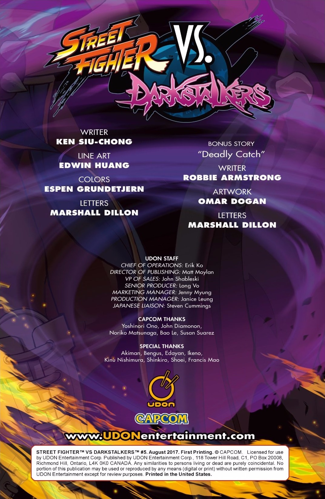 Street Fighter VS Darkstalkers (2017): Chapter 5 - Page 2