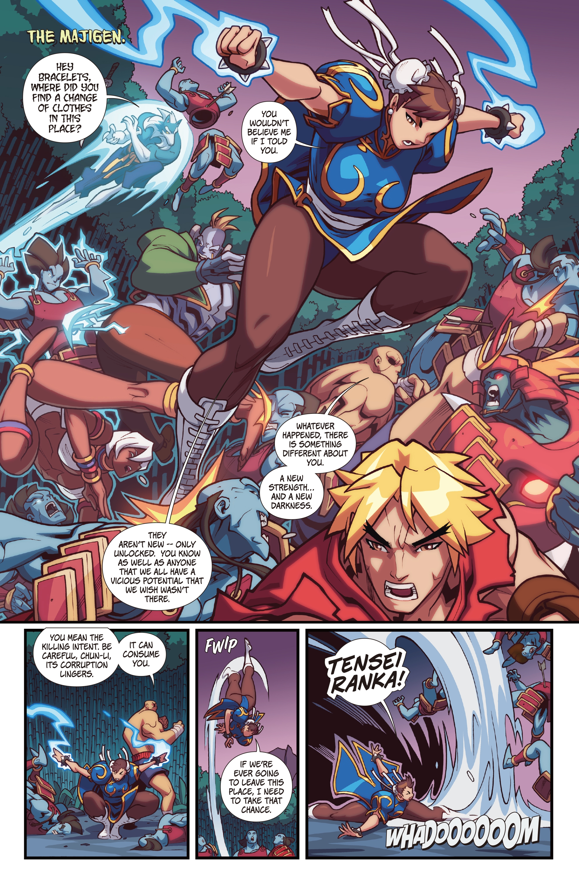 Street Fighter VS Darkstalkers (2017): Chapter 6 - Page 5