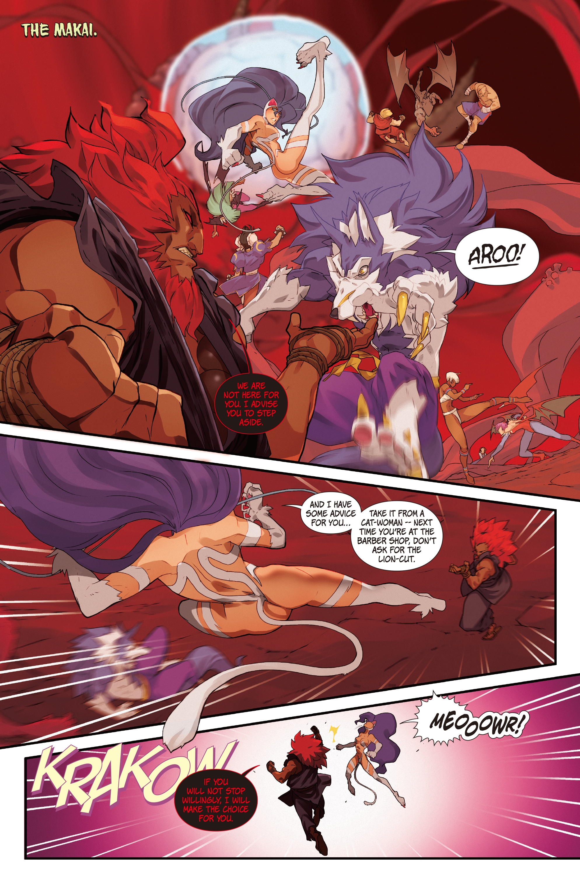 Street Fighter VS Darkstalkers (2017): Chapter 7 - Page 3