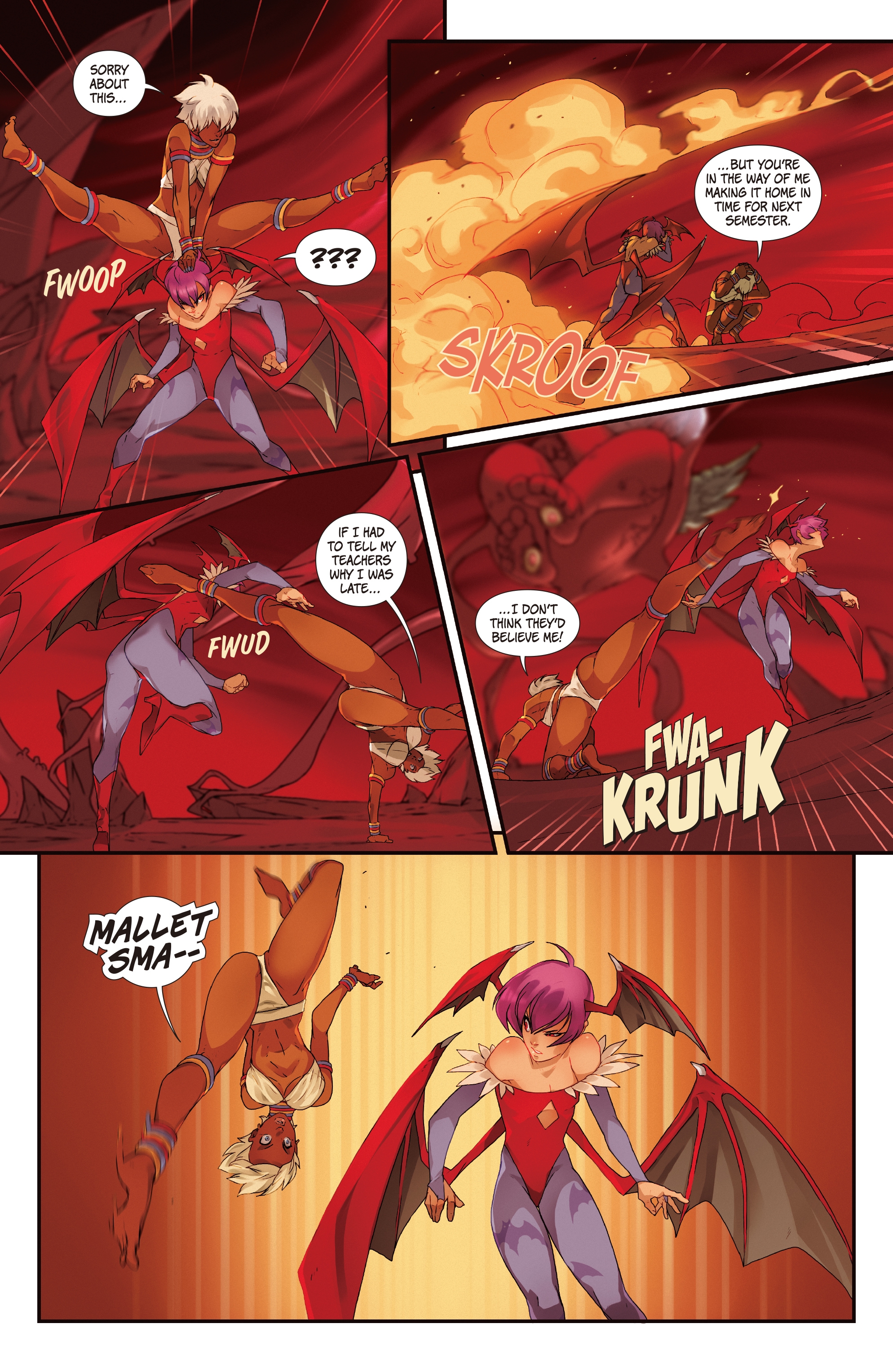 Street Fighter VS Darkstalkers (2017): Chapter 7 - Page 7