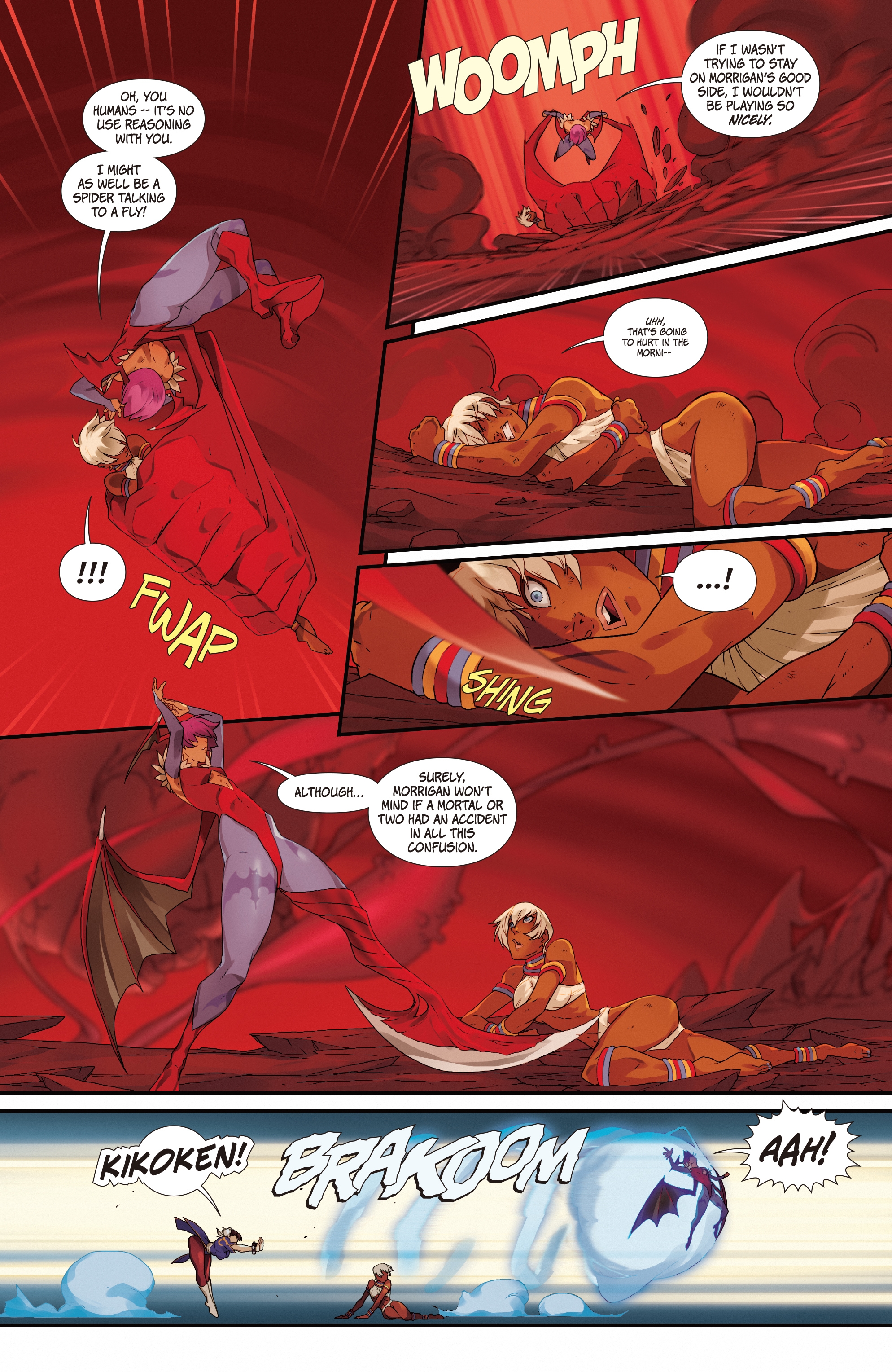 Street Fighter VS Darkstalkers (2017): Chapter 7 - Page 8