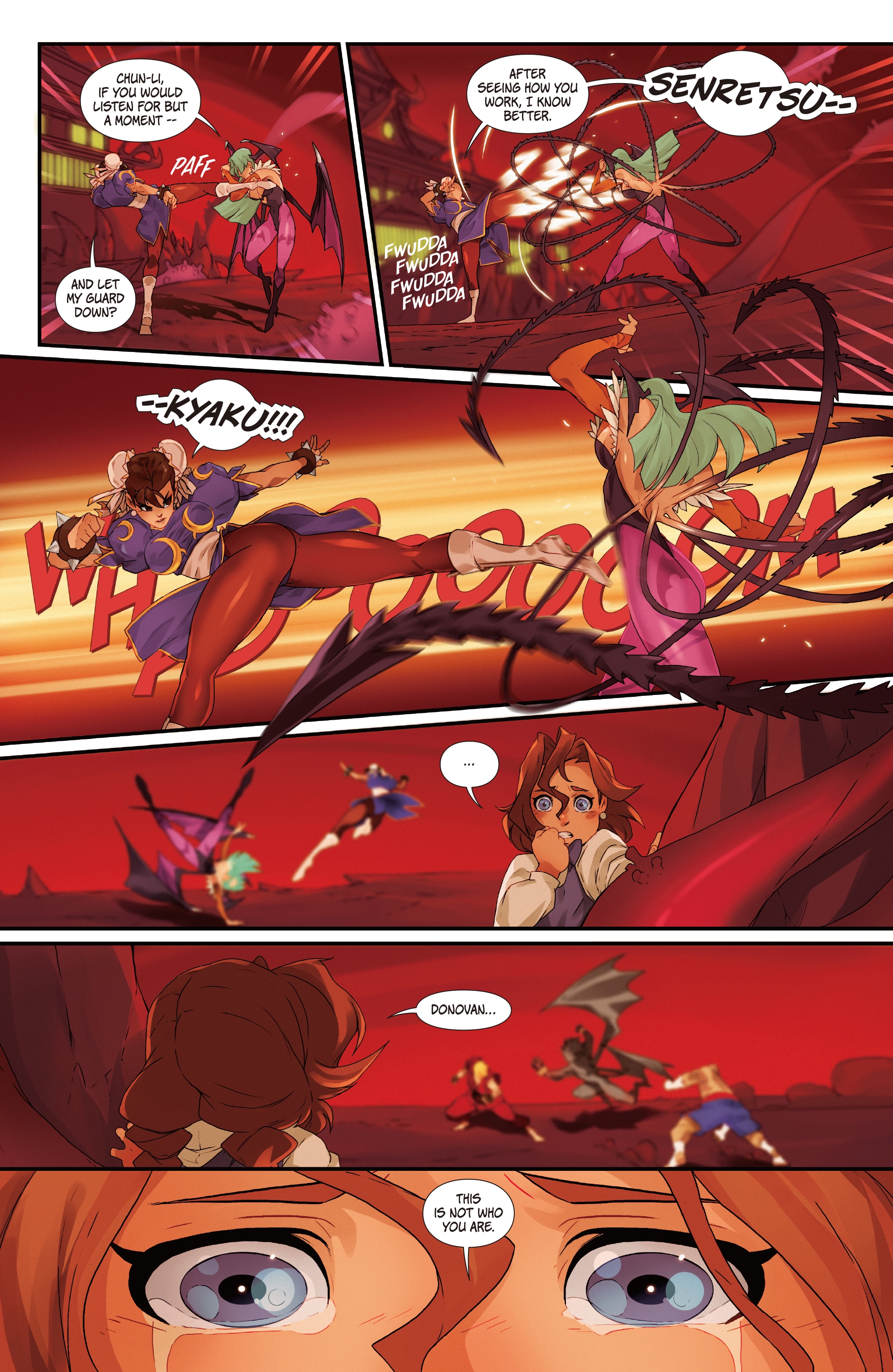 Street Fighter VS Darkstalkers (2017): Chapter 7 - Page 9