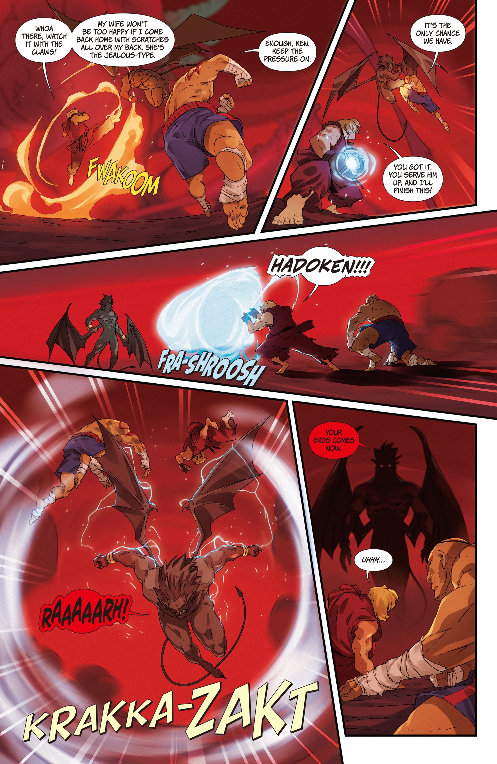 Street Fighter VS Darkstalkers (2017): Chapter 7 - Page 10