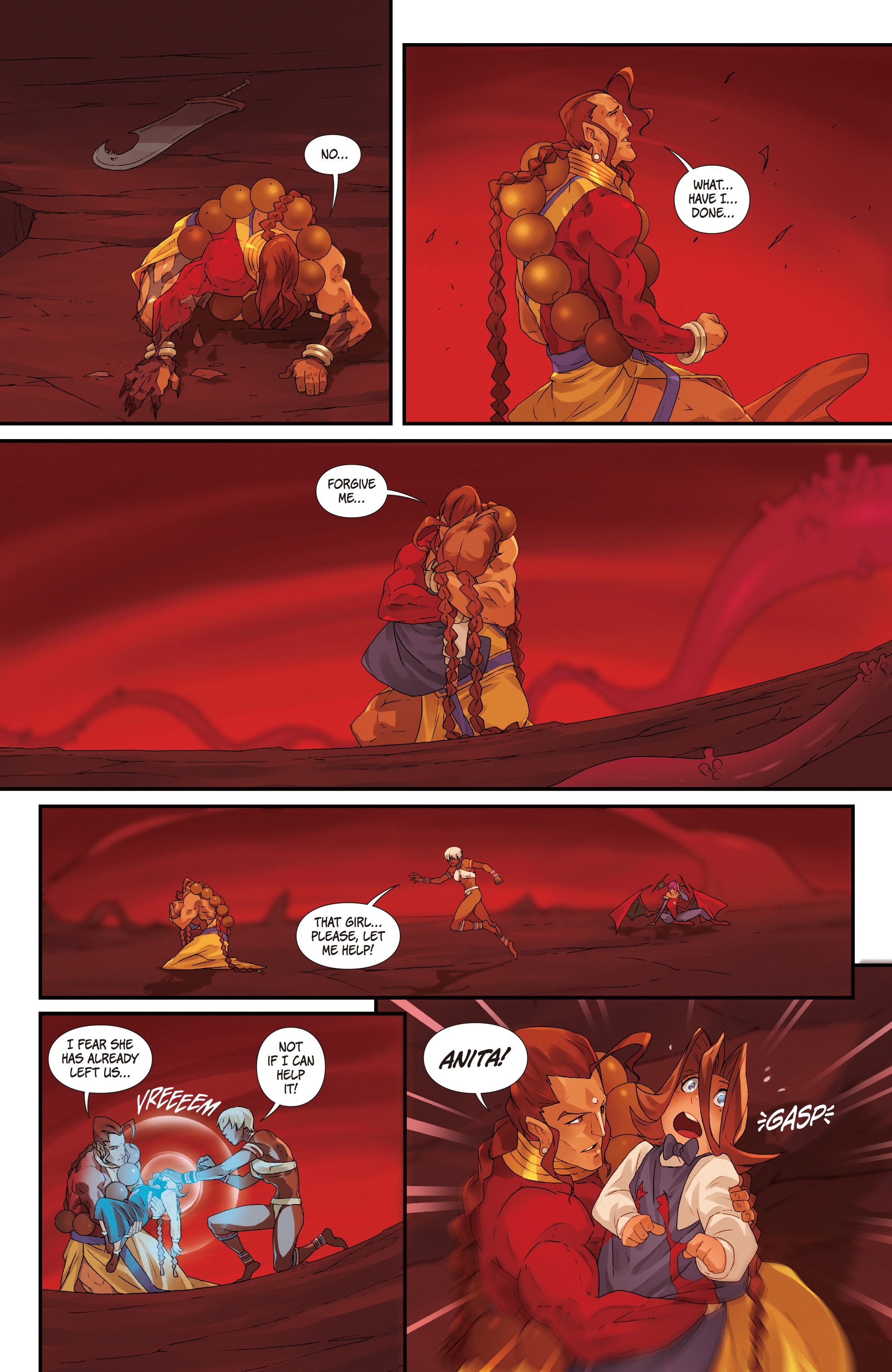 Street Fighter VS Darkstalkers (2017): Chapter 7 - Page 14