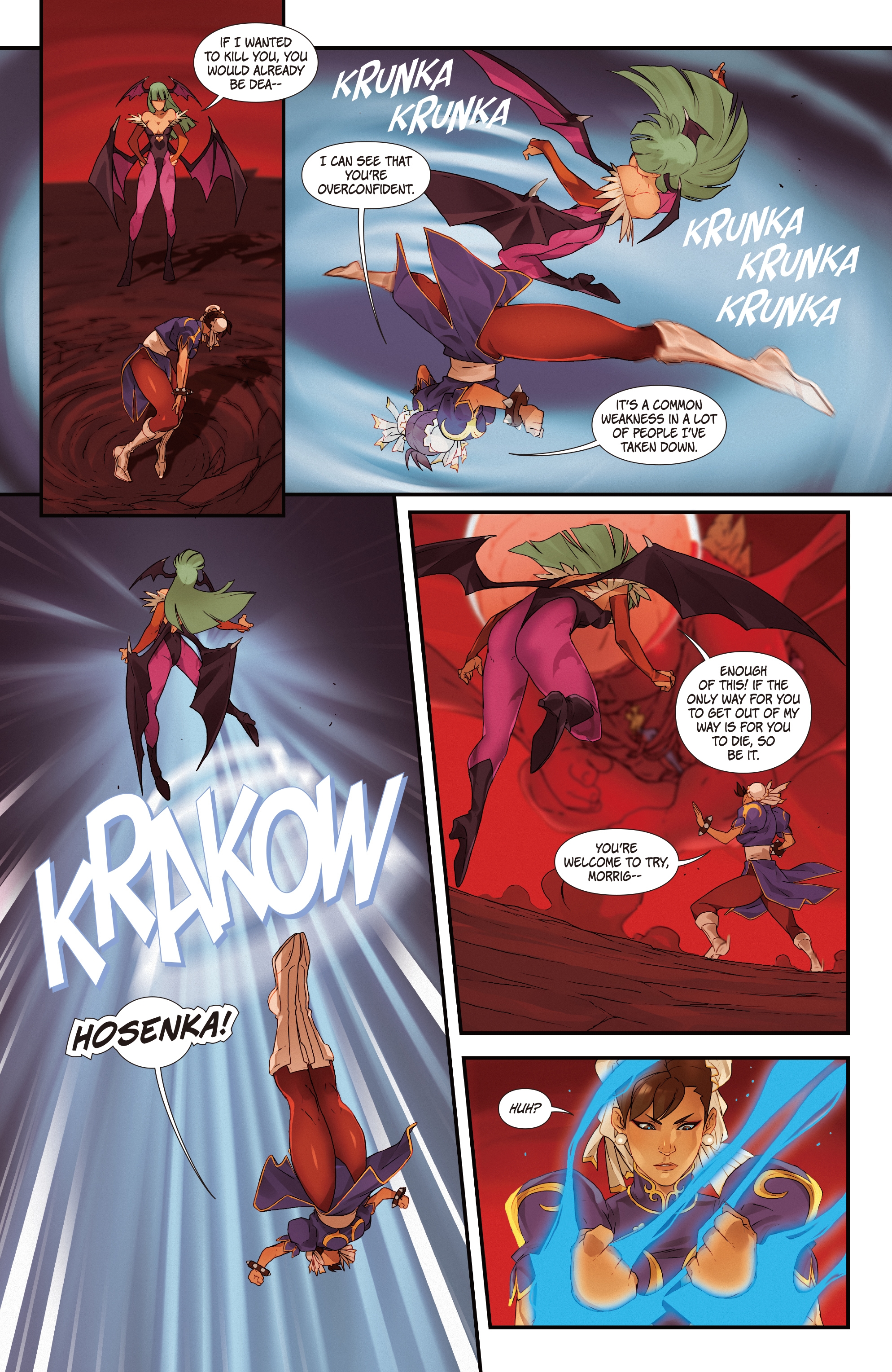 Street Fighter VS Darkstalkers (2017): Chapter 7 - Page 16