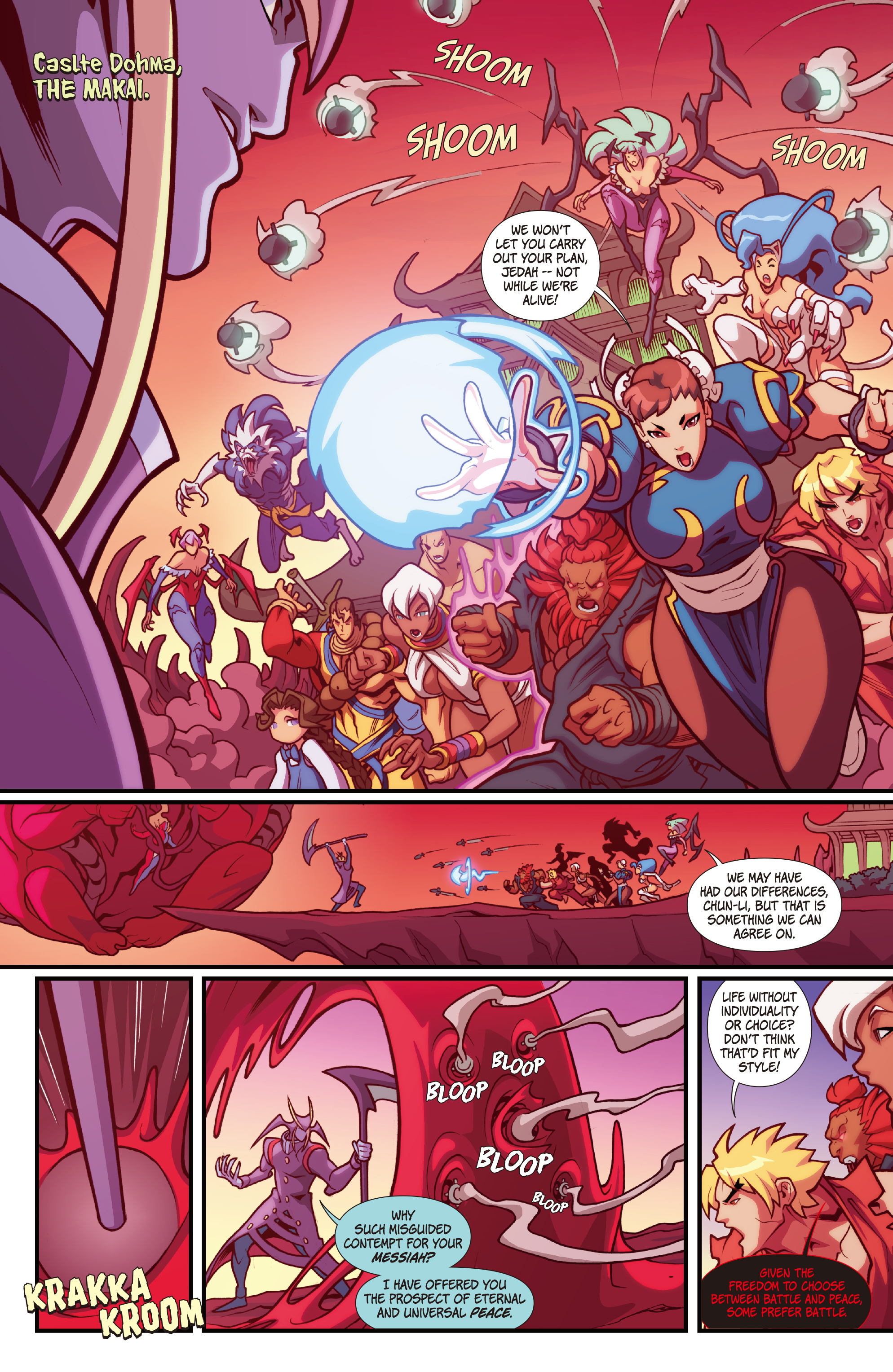 Street Fighter VS Darkstalkers (2017): Chapter 8 - Page 3