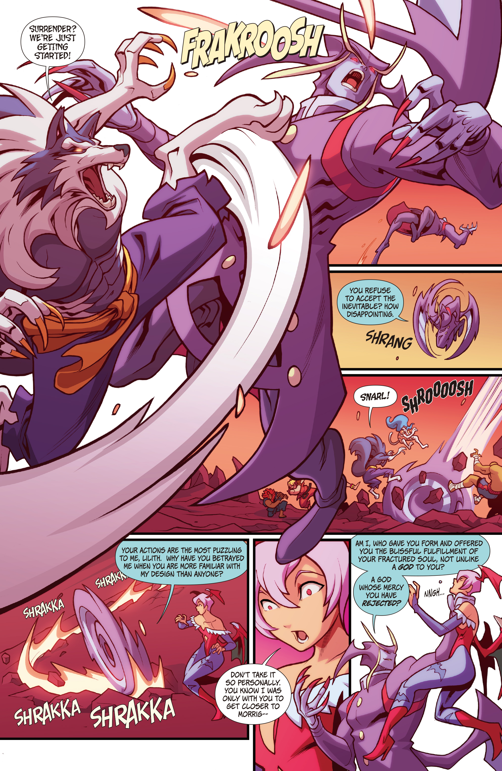 Street Fighter VS Darkstalkers (2017): Chapter 8 - Page 5