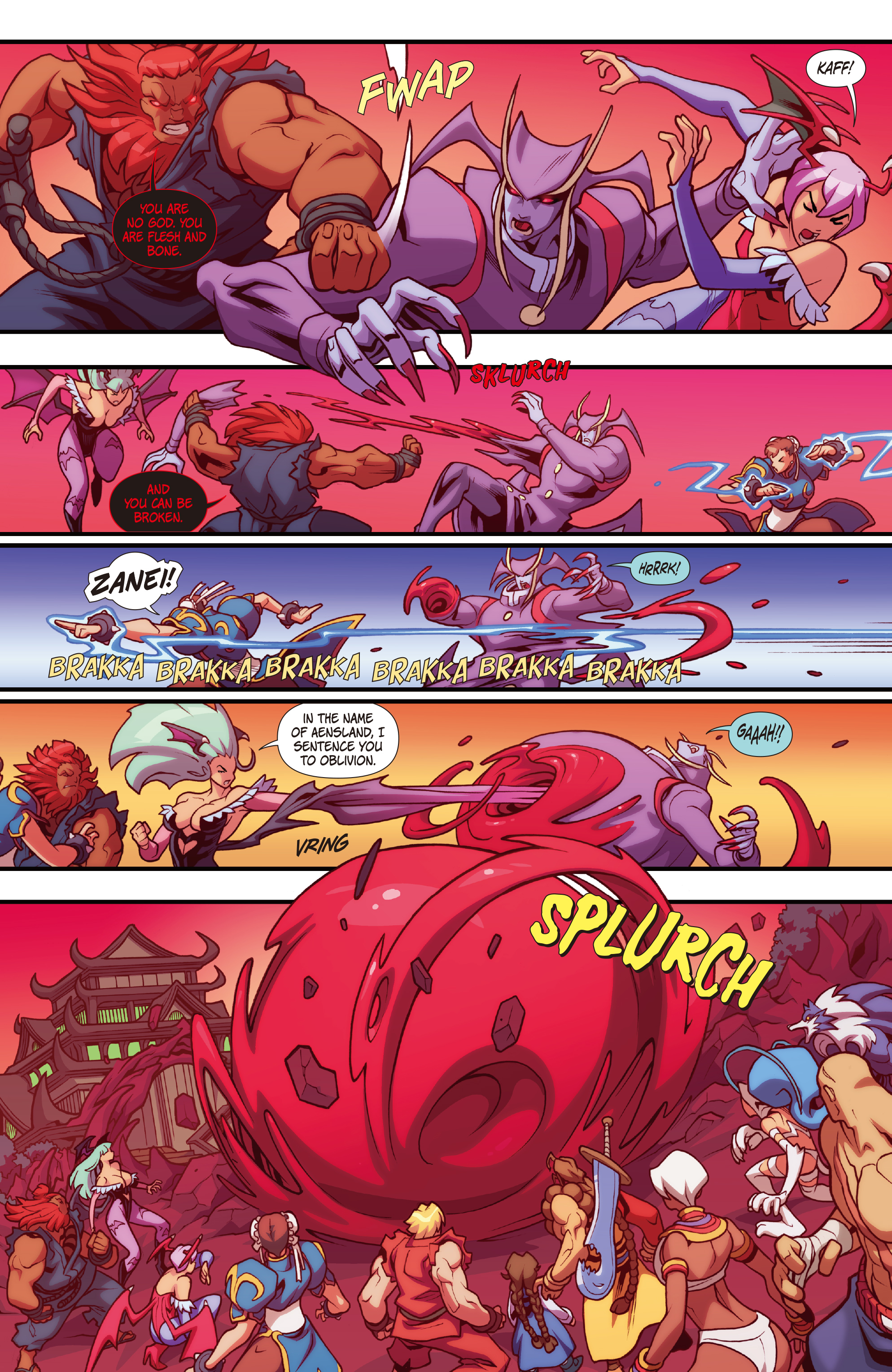 Street Fighter VS Darkstalkers (2017): Chapter 8 - Page 6