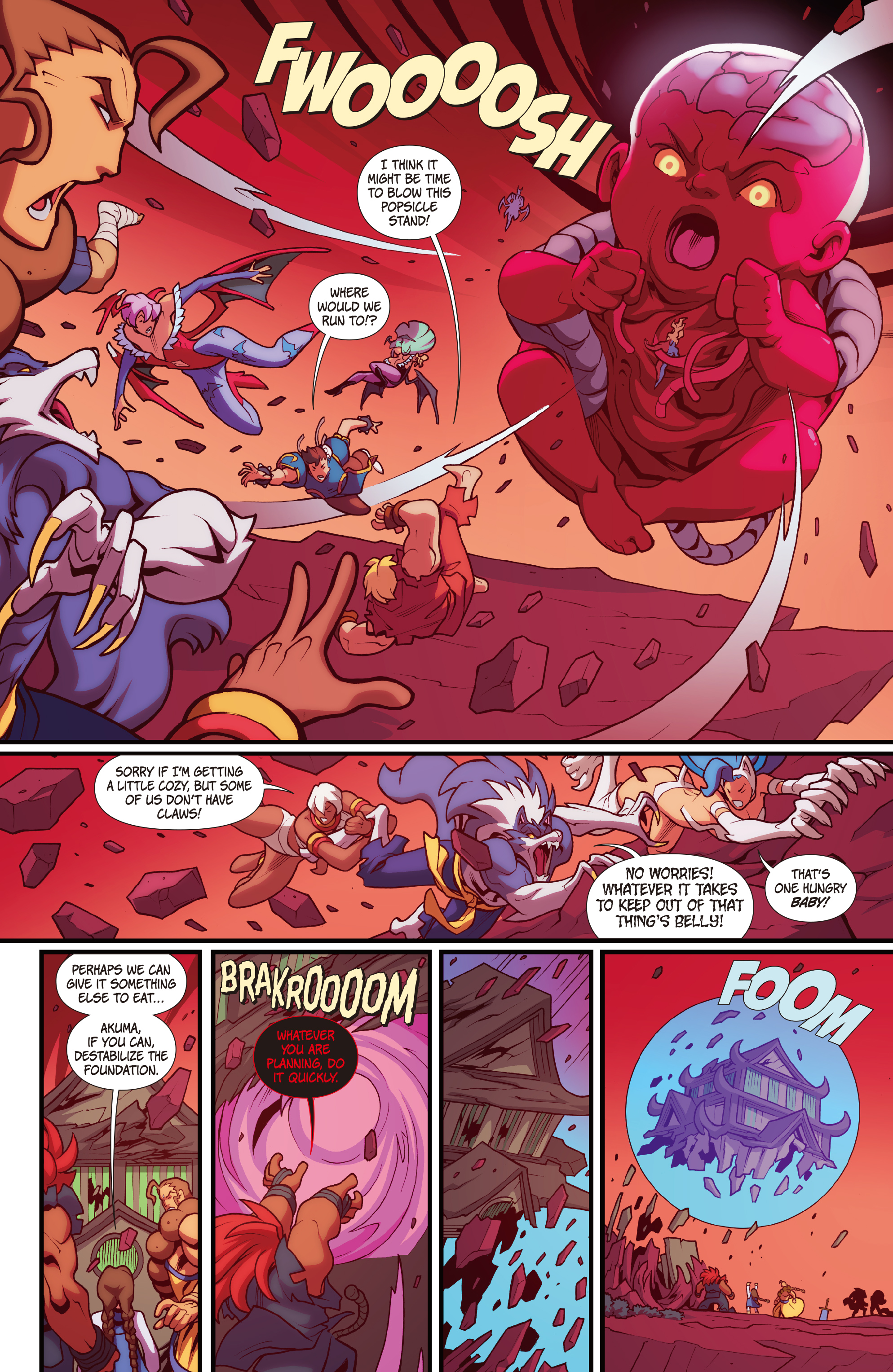 Street Fighter VS Darkstalkers (2017): Chapter 8 - Page 9
