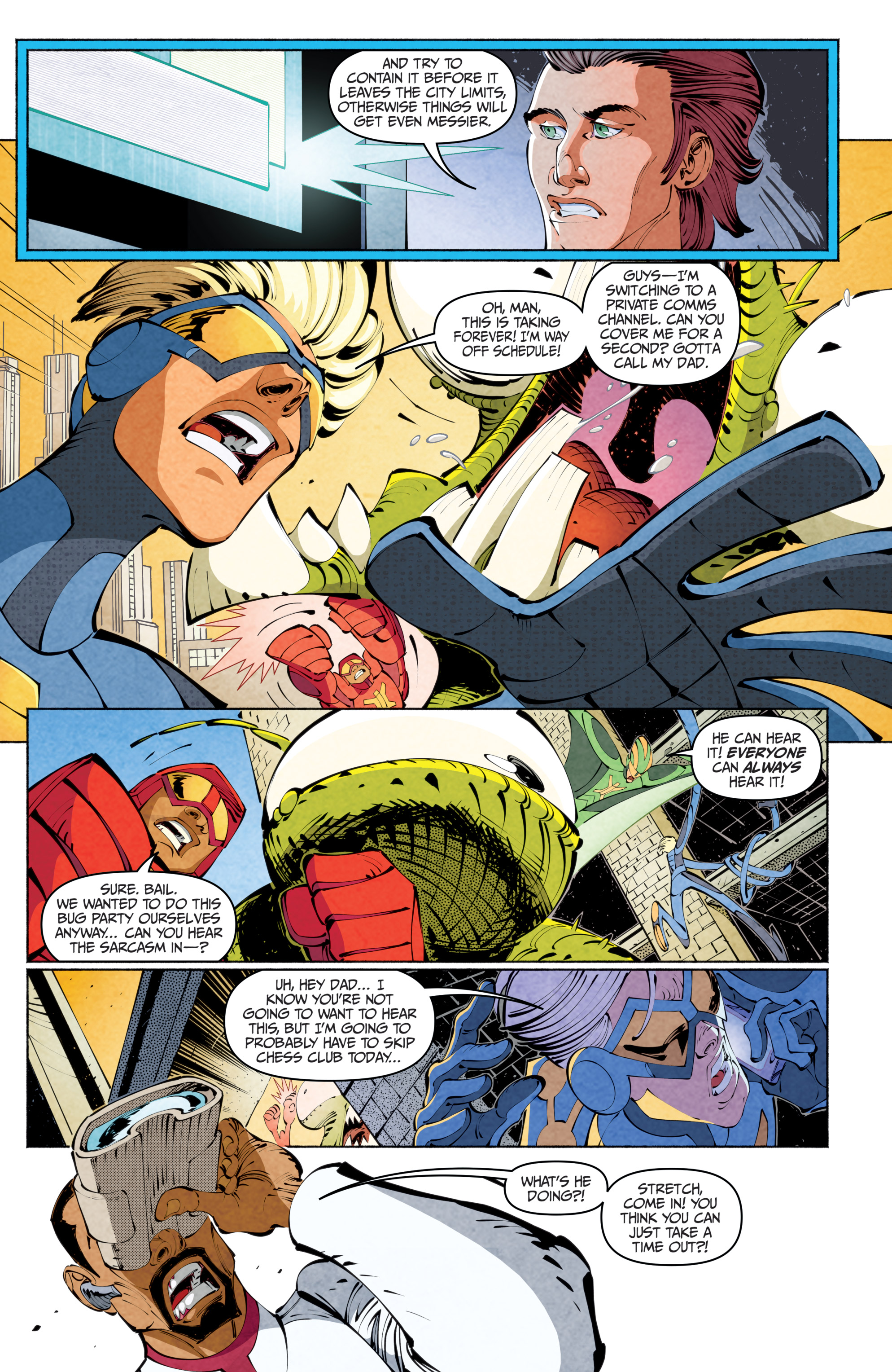 Stretch Armstrong and the Flex Fighters (2018): Chapter 1 - Page 8