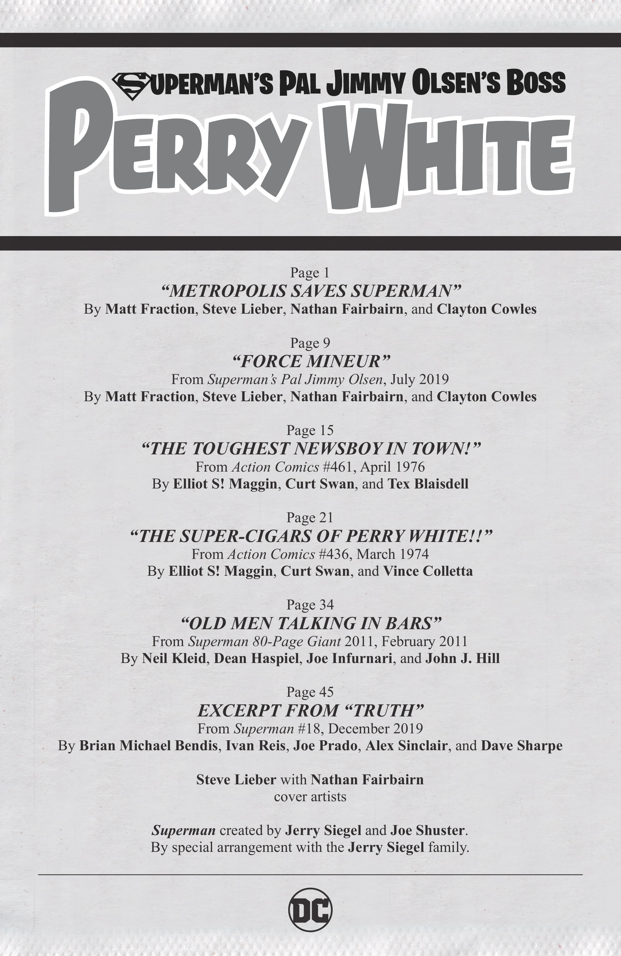 Superman's Pal Jimmy Olsen's Boss Perry White (2022-): Chapter 1 - Page 3