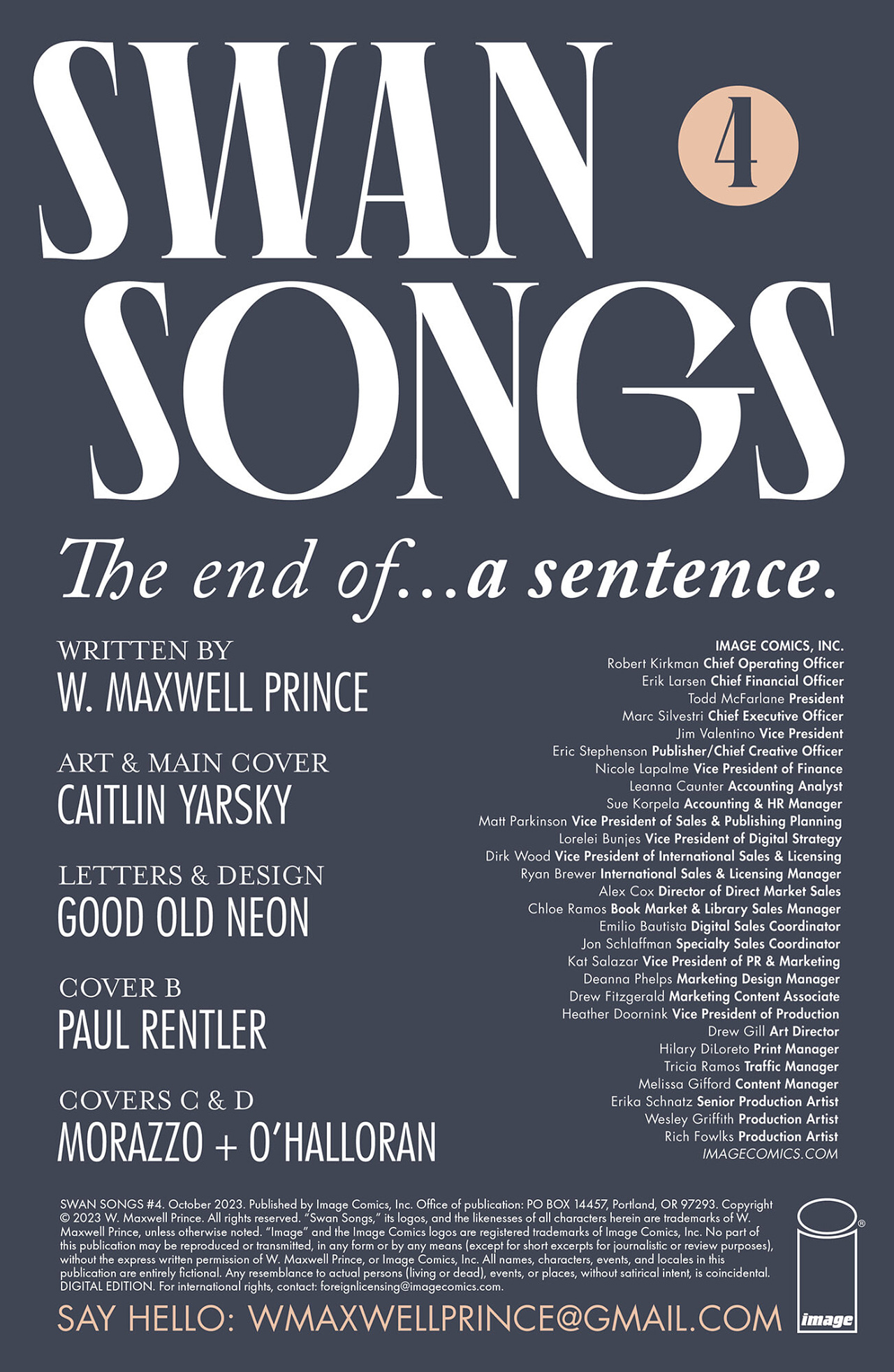 Swan Songs (2023-): Chapter 4 - Page 2