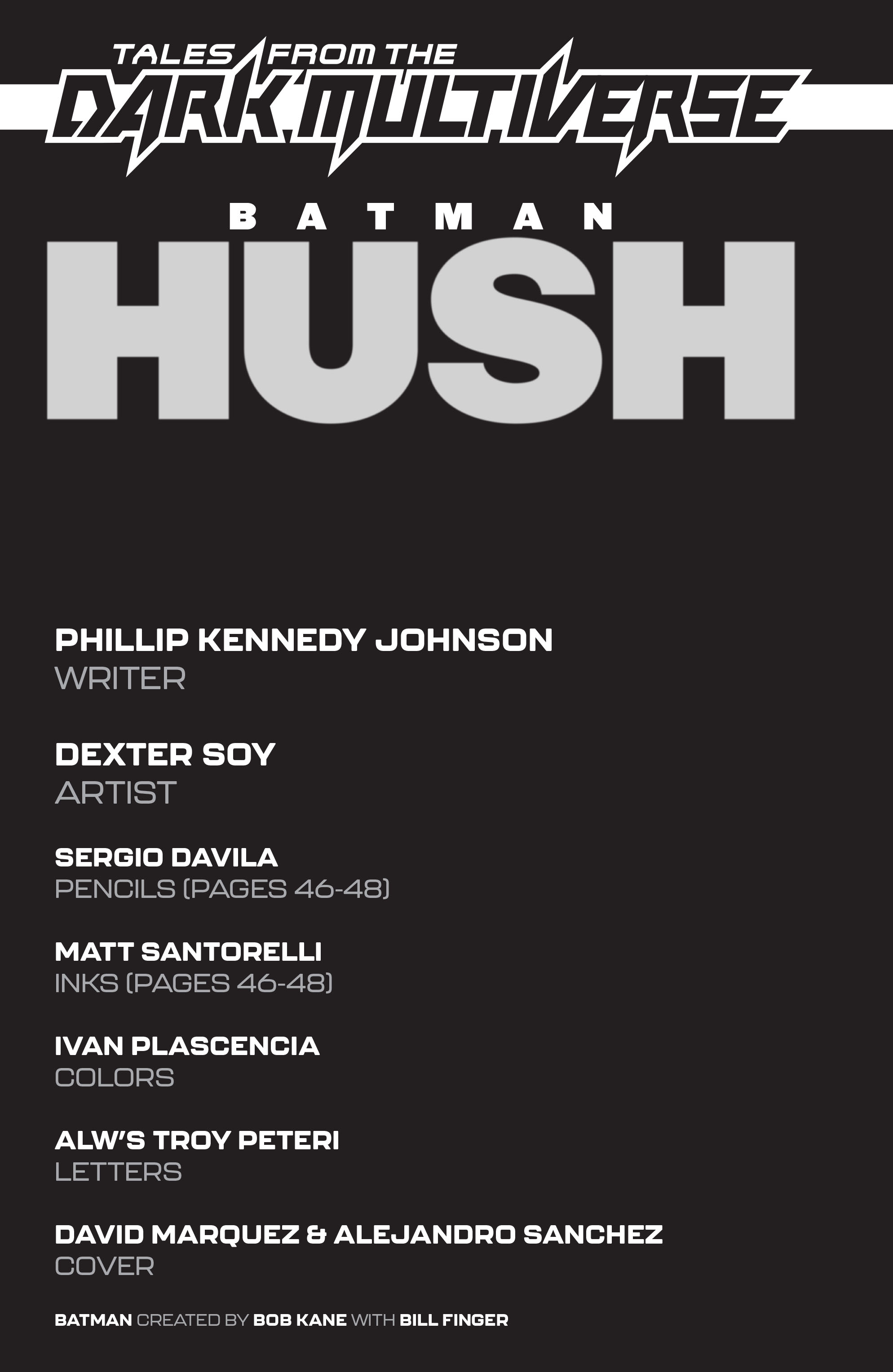 Tales From The Dark Multiverse: Batman: Hush (2020): Chapter 1 - Page 2