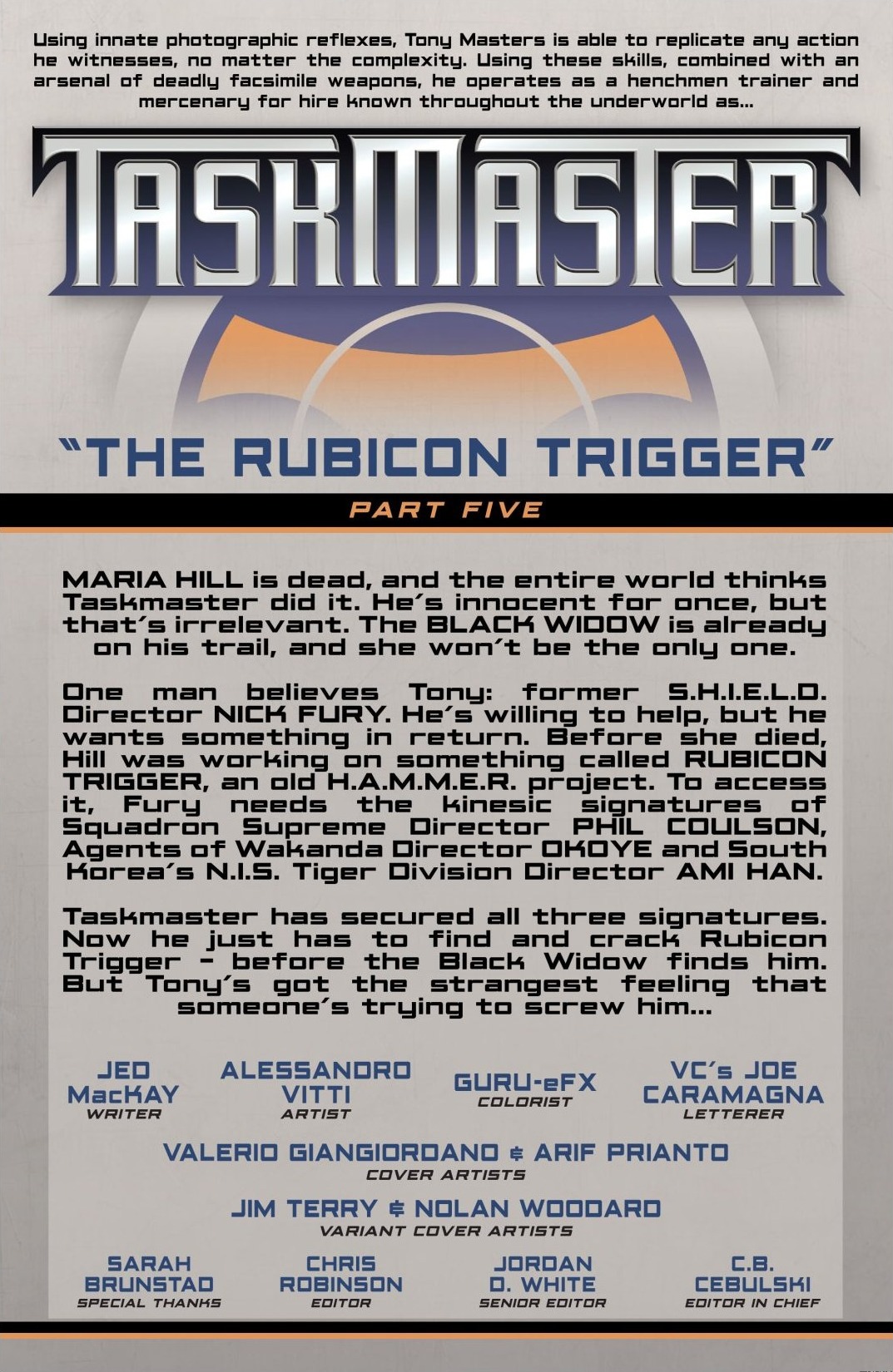 Taskmaster (2020): Chapter 5 - Page 2