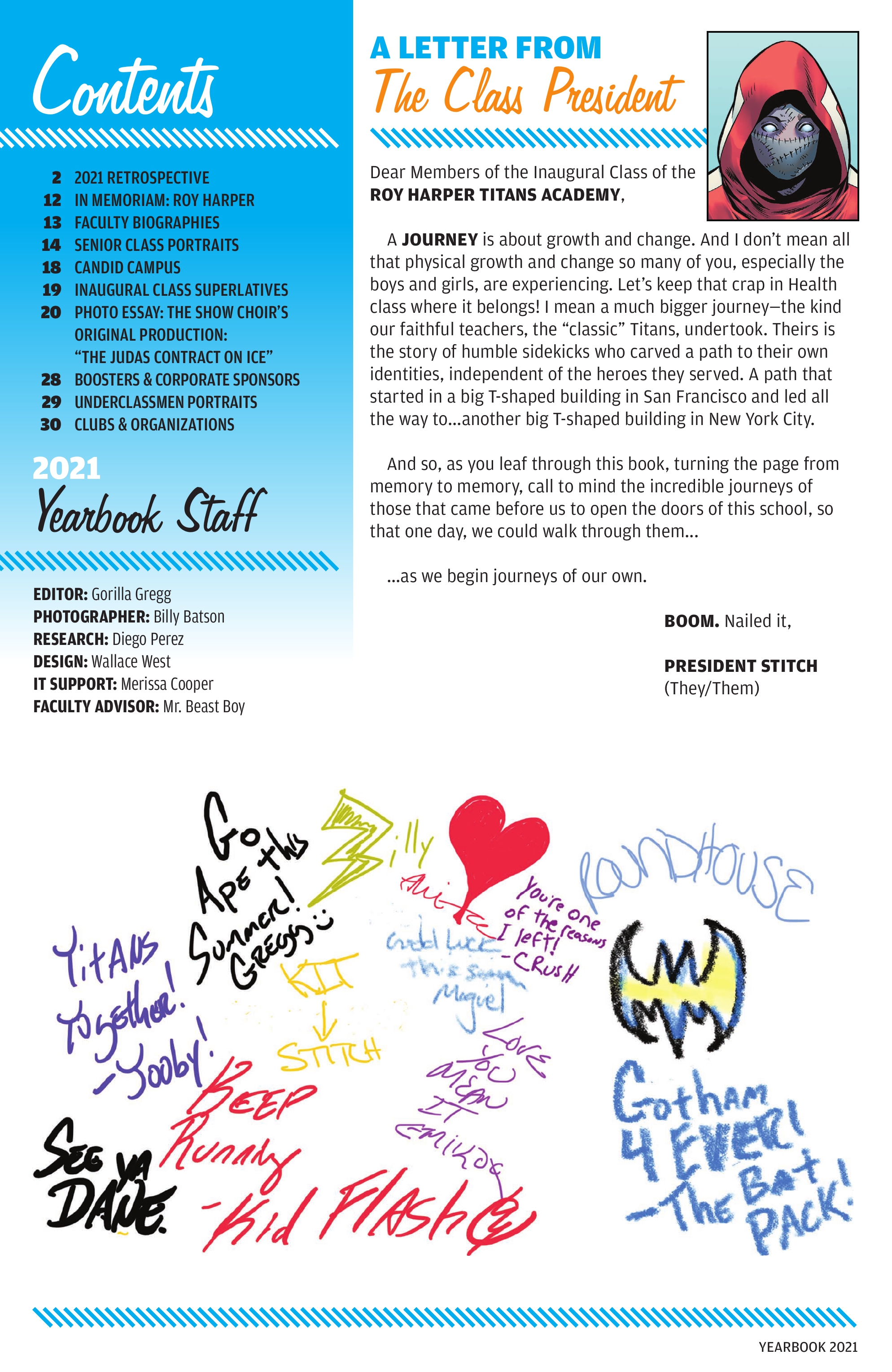 Teen Titans Academy 2021 Yearbook (2021): Chapter 1 - Page 3